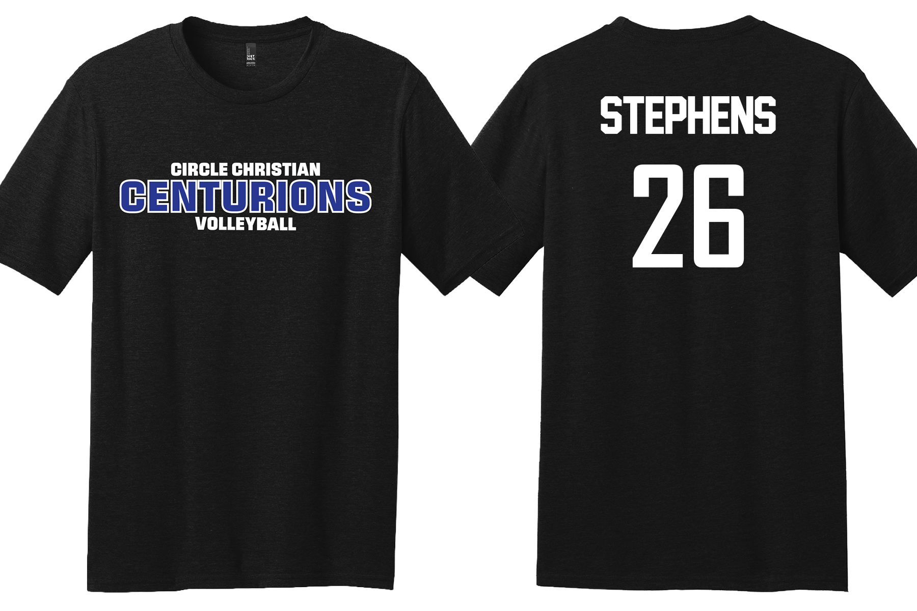 Circle VB - Parent T-Shirt - Black w Custom.png