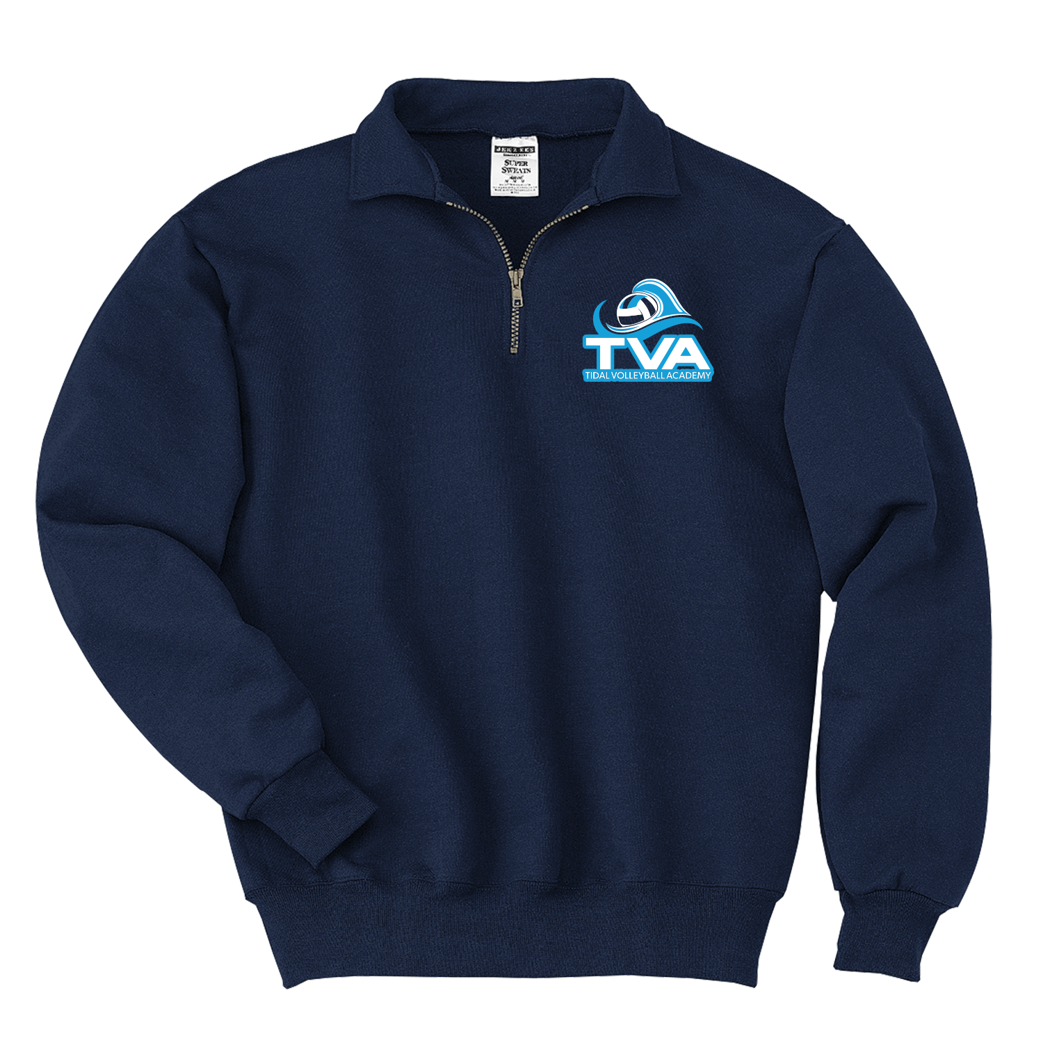Tidal VB - Sweatshirt 1-4 Zip - Navy.png