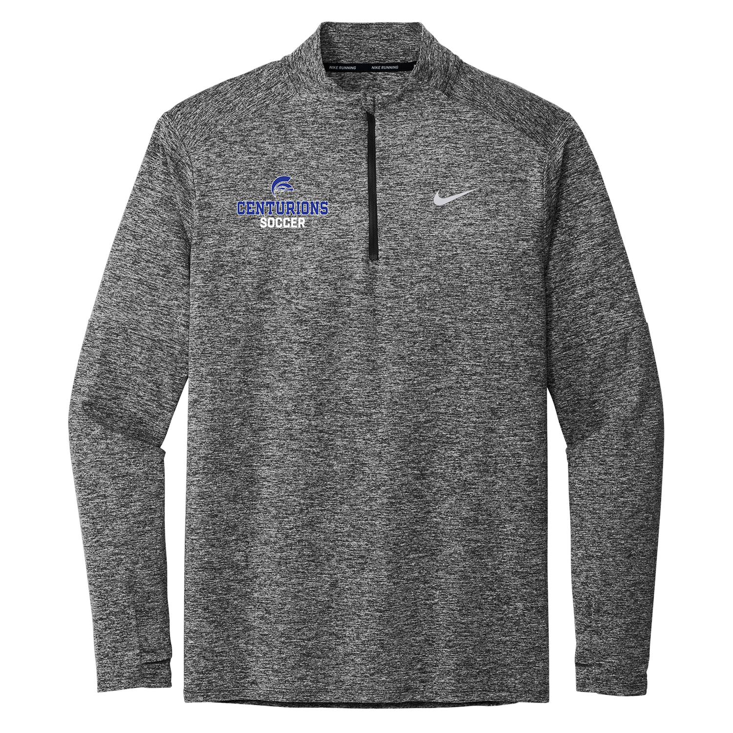 Circle Soccer - Nike Half Zip - Black Heather.png