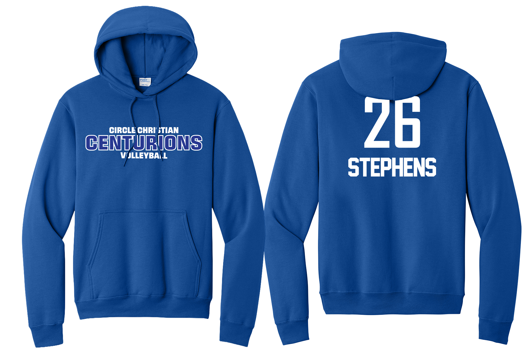 Circle VB - Hoodie - Royal w Custom.png