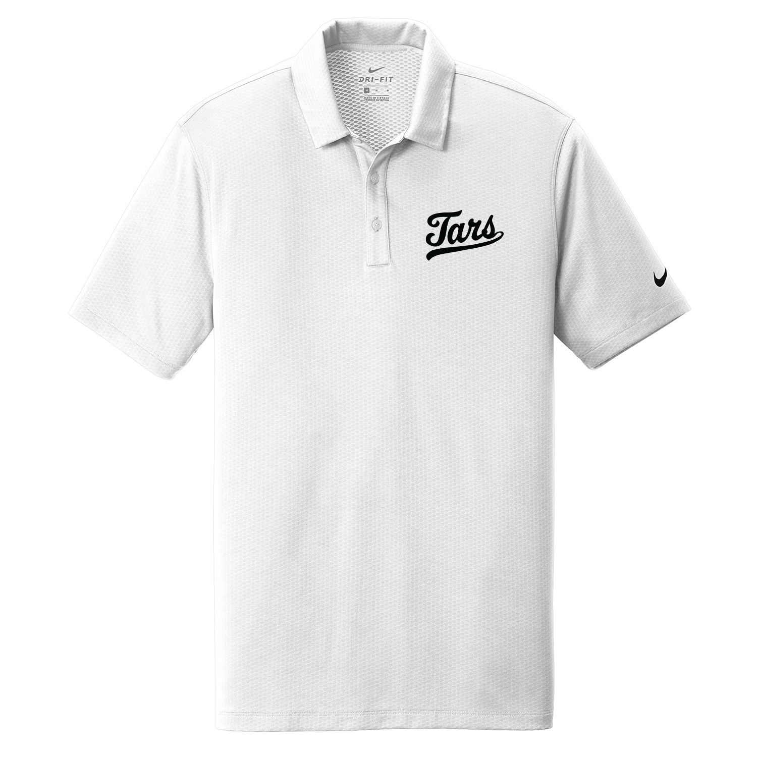 Tars - Nike Textured Hex Polo - White.png