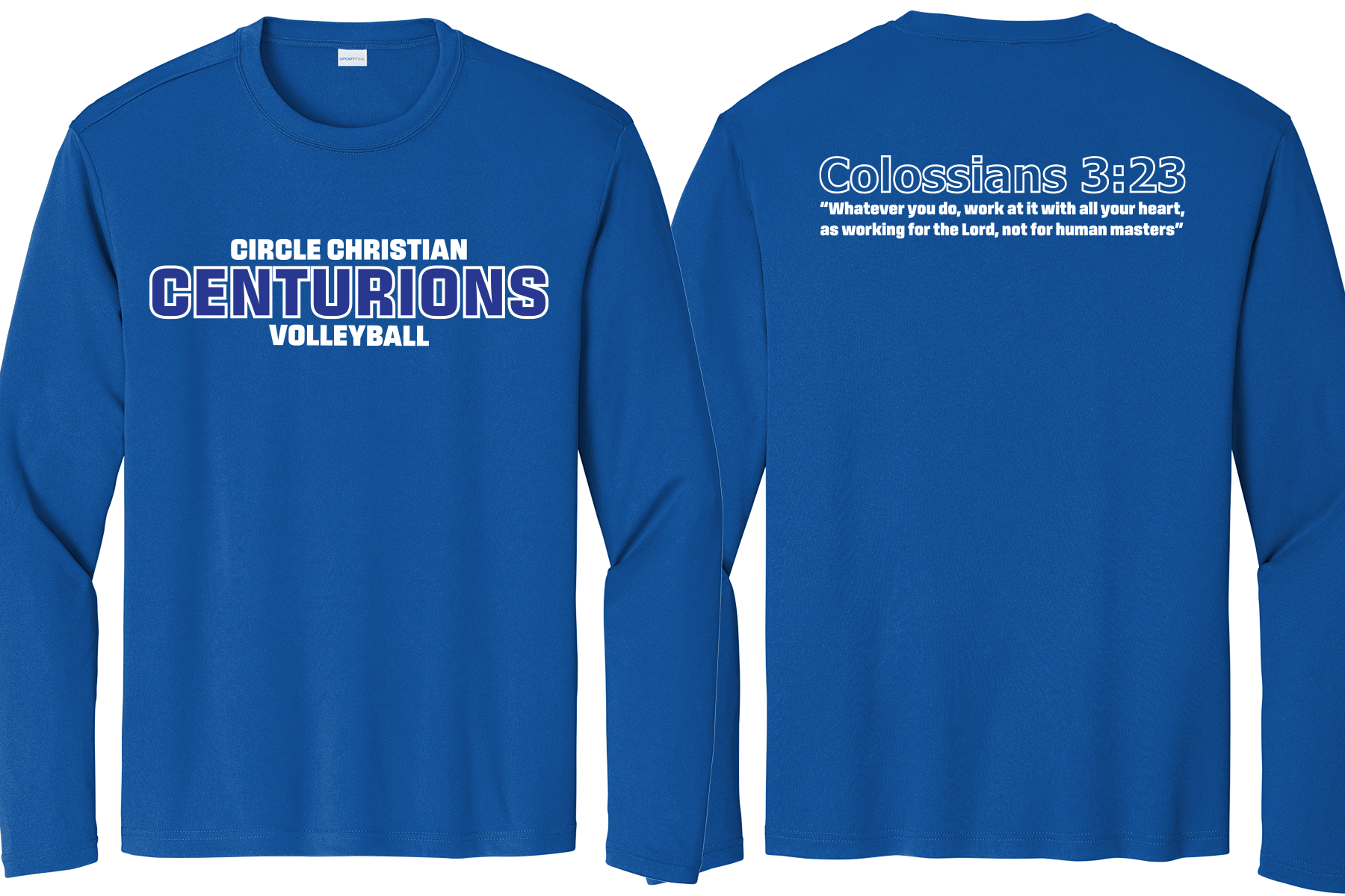 Circle Volleyball - Performance LS T-Shirt