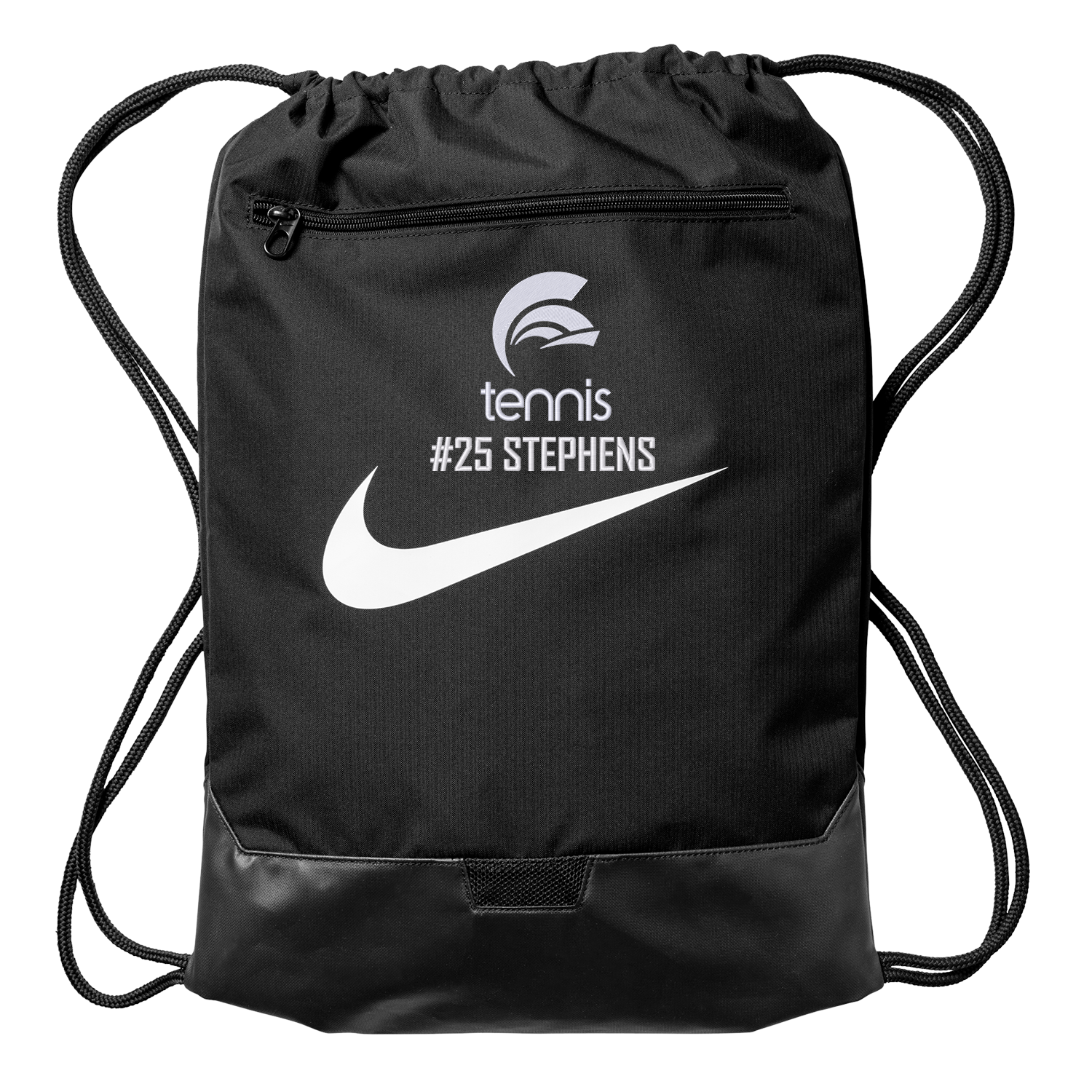Circle Tennis - Nike Drawstring Bag - Black.png