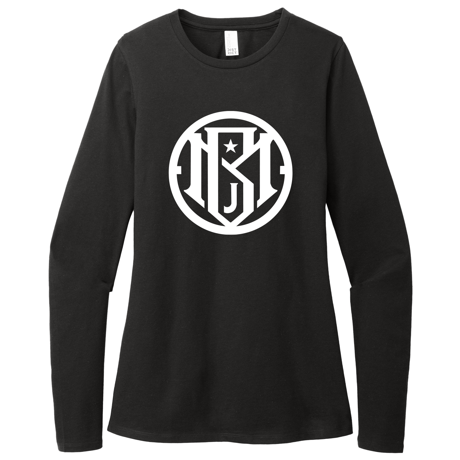MBJ Elite - Women's LS T-Shirt - Round Logo - Black.png