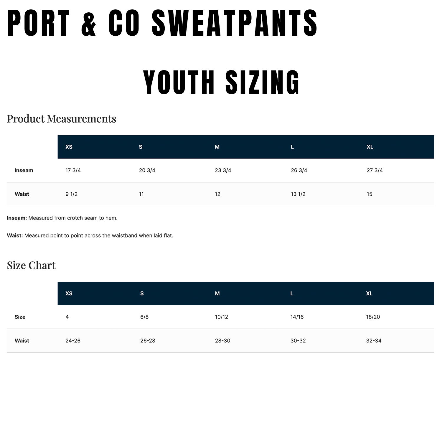 Port and Co Sweatpants Sizing - Youth.png
