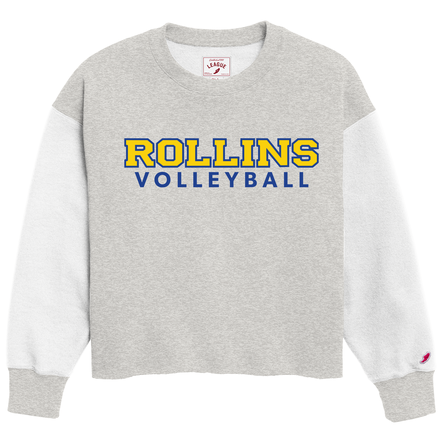 Rollins VB - Cropped Crew - Steel Gray.png