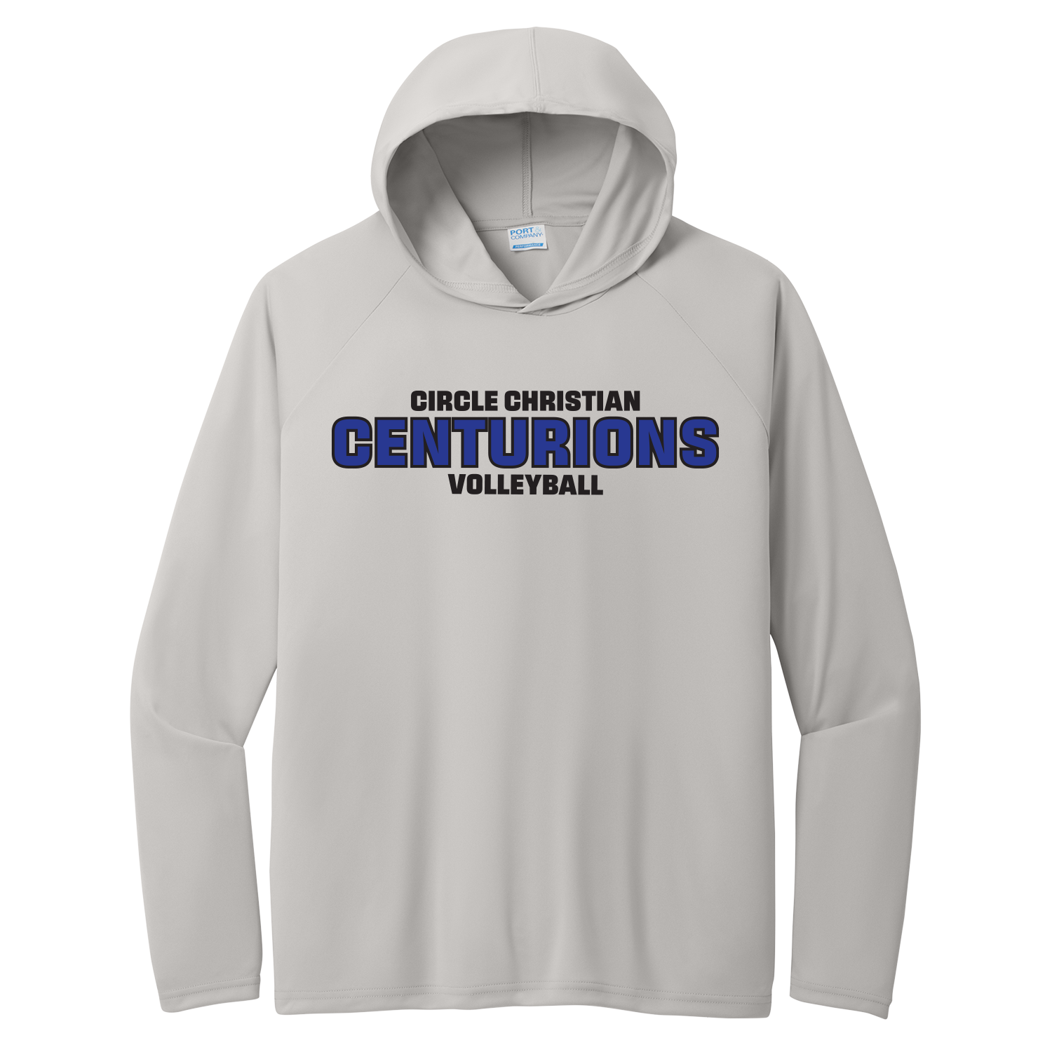 Circle VB - Performance Hoodie - Silver.png