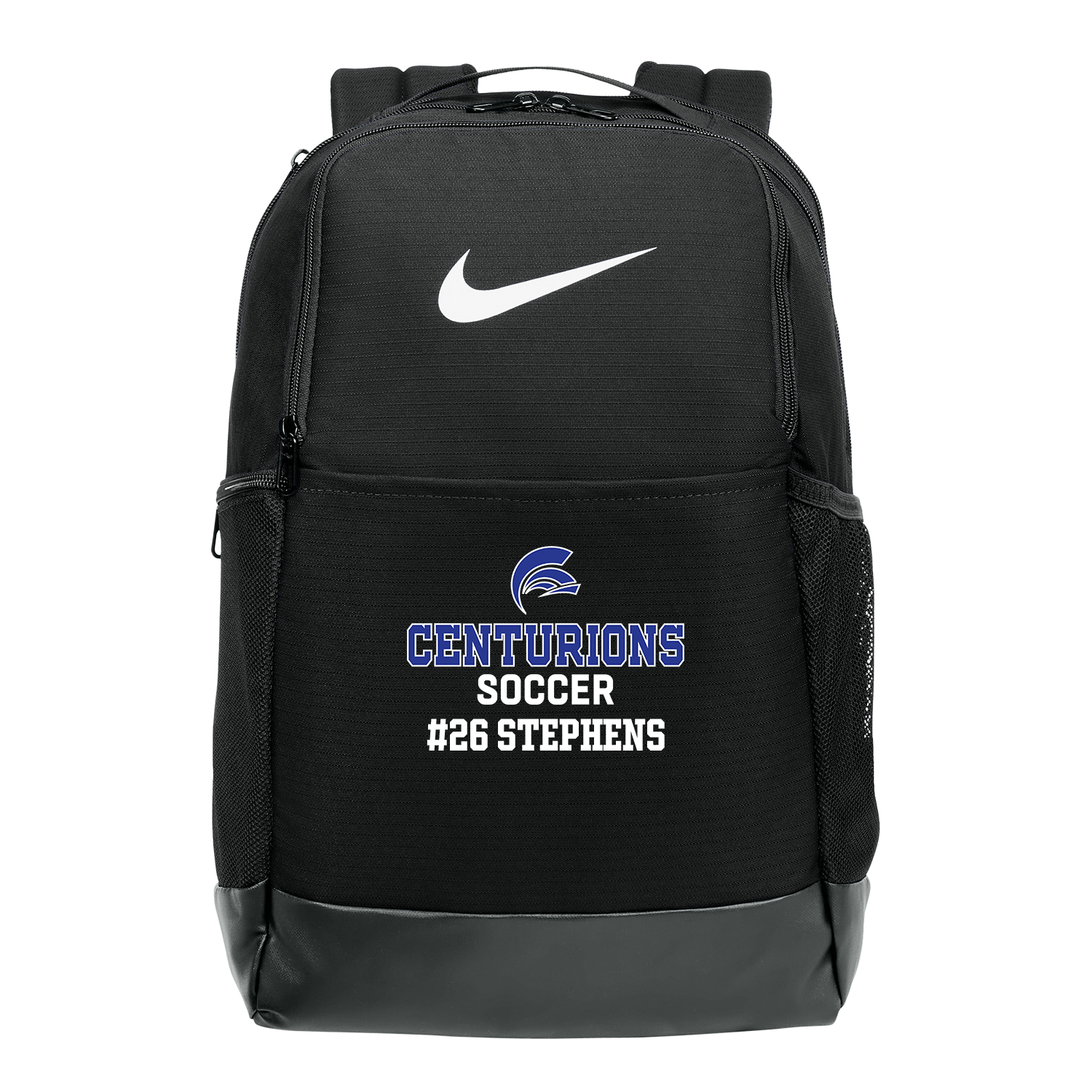 Circle Soccer - Nike Backpack - Black w Custom.png