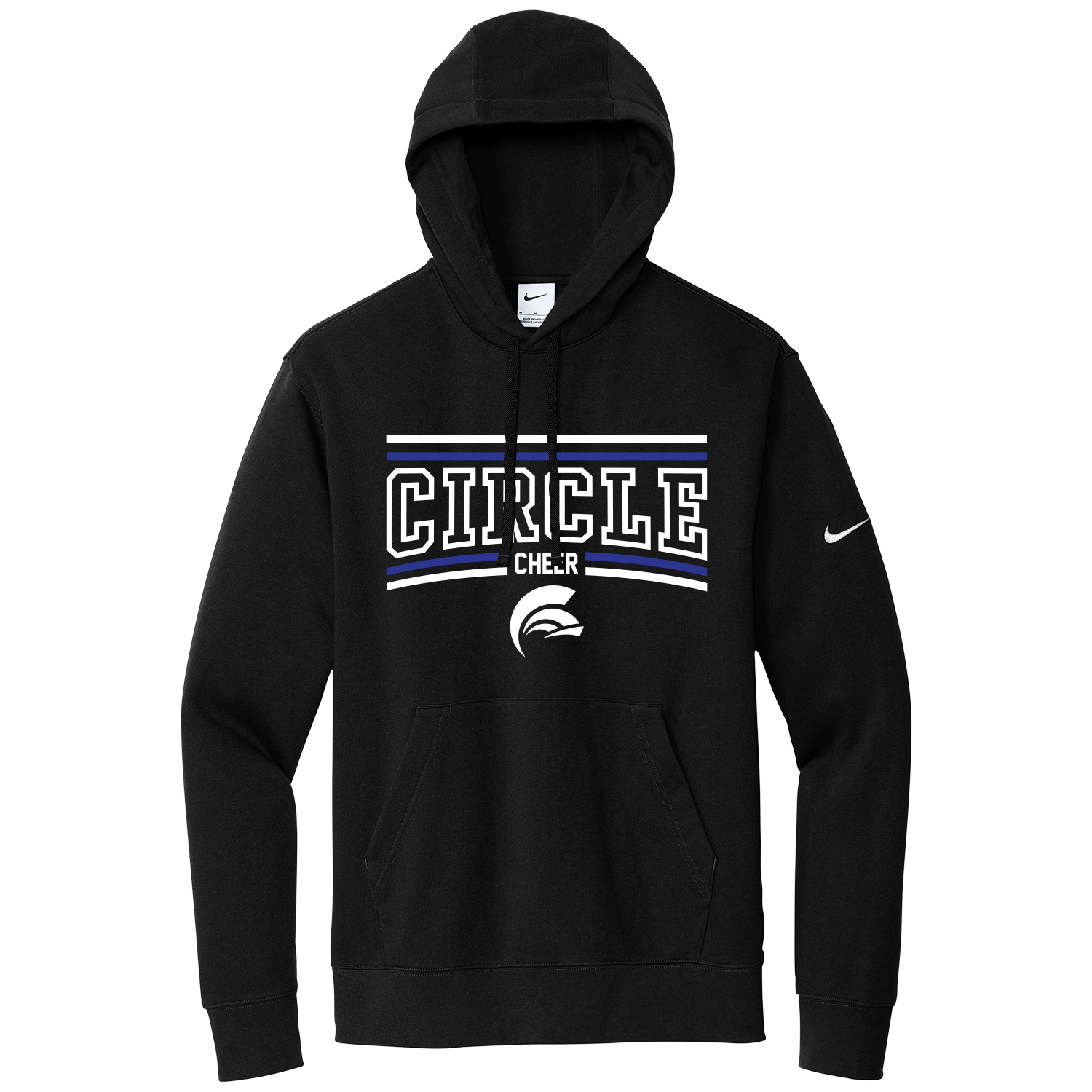 Circle Cheer - Nike Hoodie - Black.png