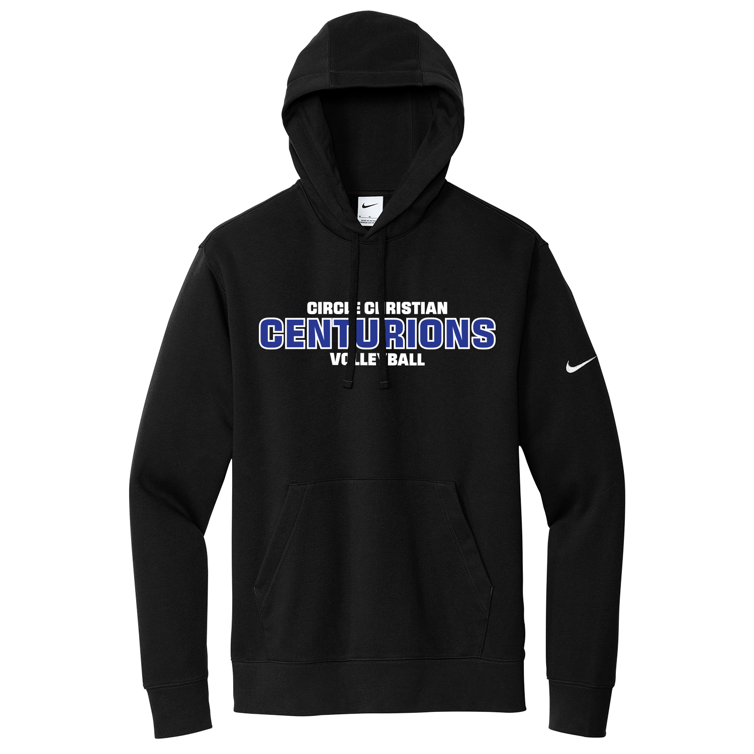 Circle VB - Nike Hoodie - Black.png
