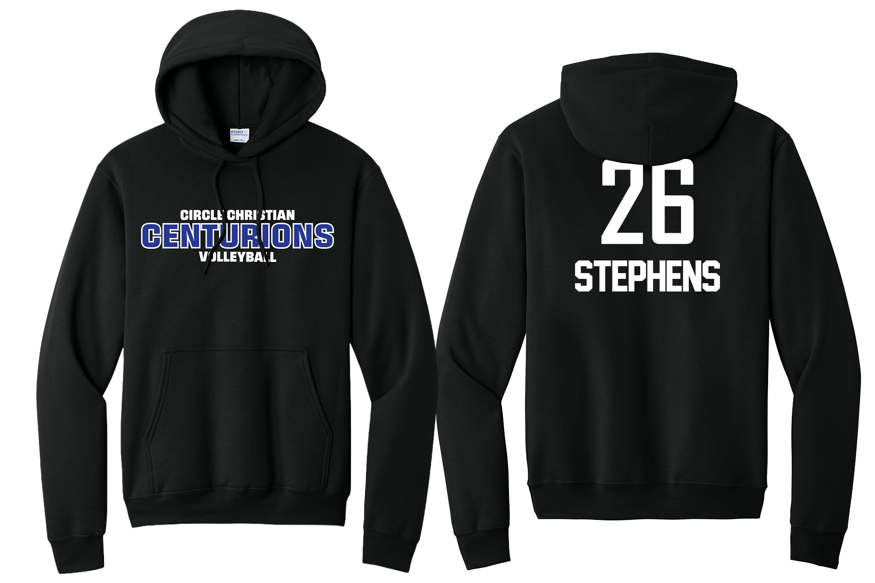 Circle VB - Hoodie - Black w Custom.png