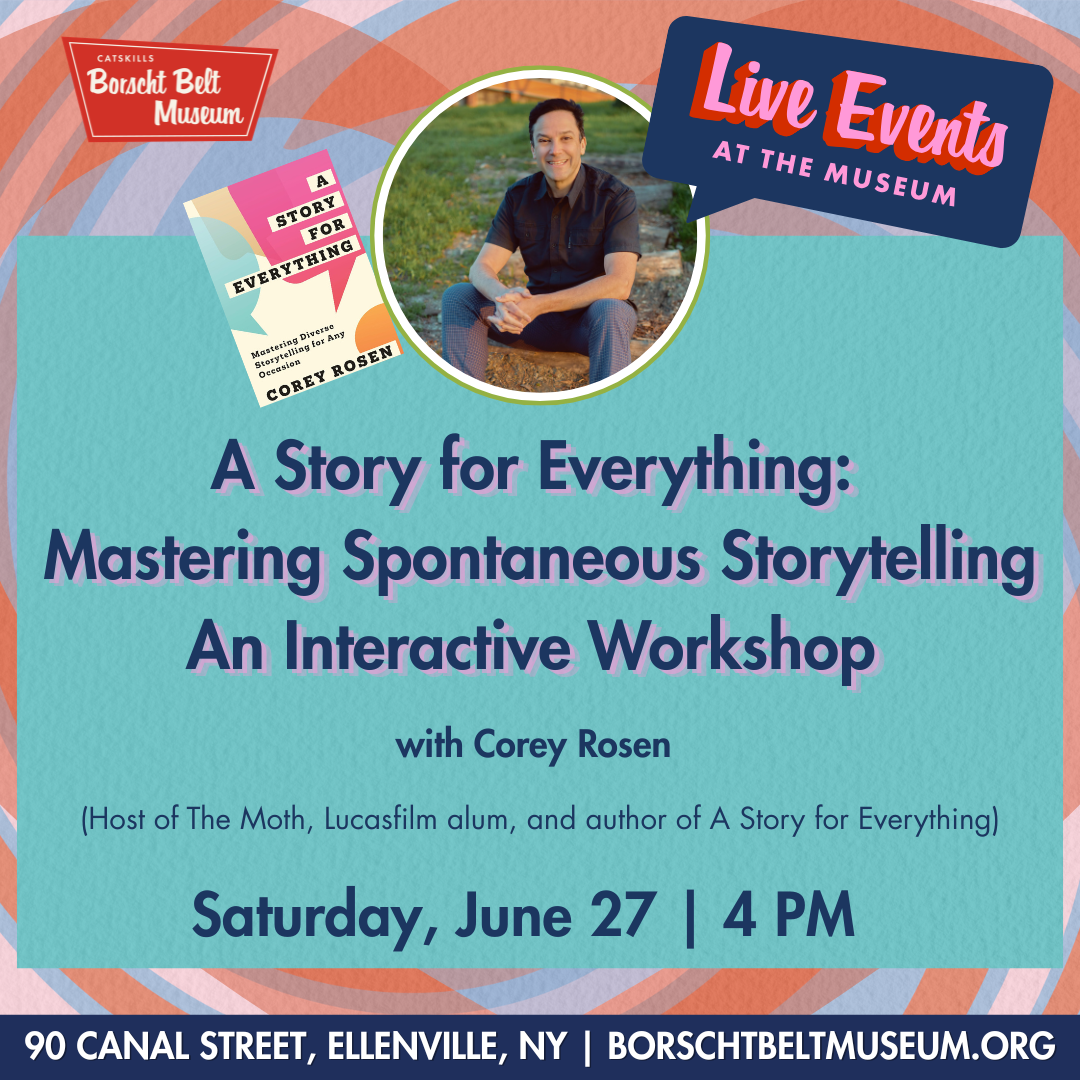 Interactive Storytelling Experience with Host of The Moth Corey Rosen