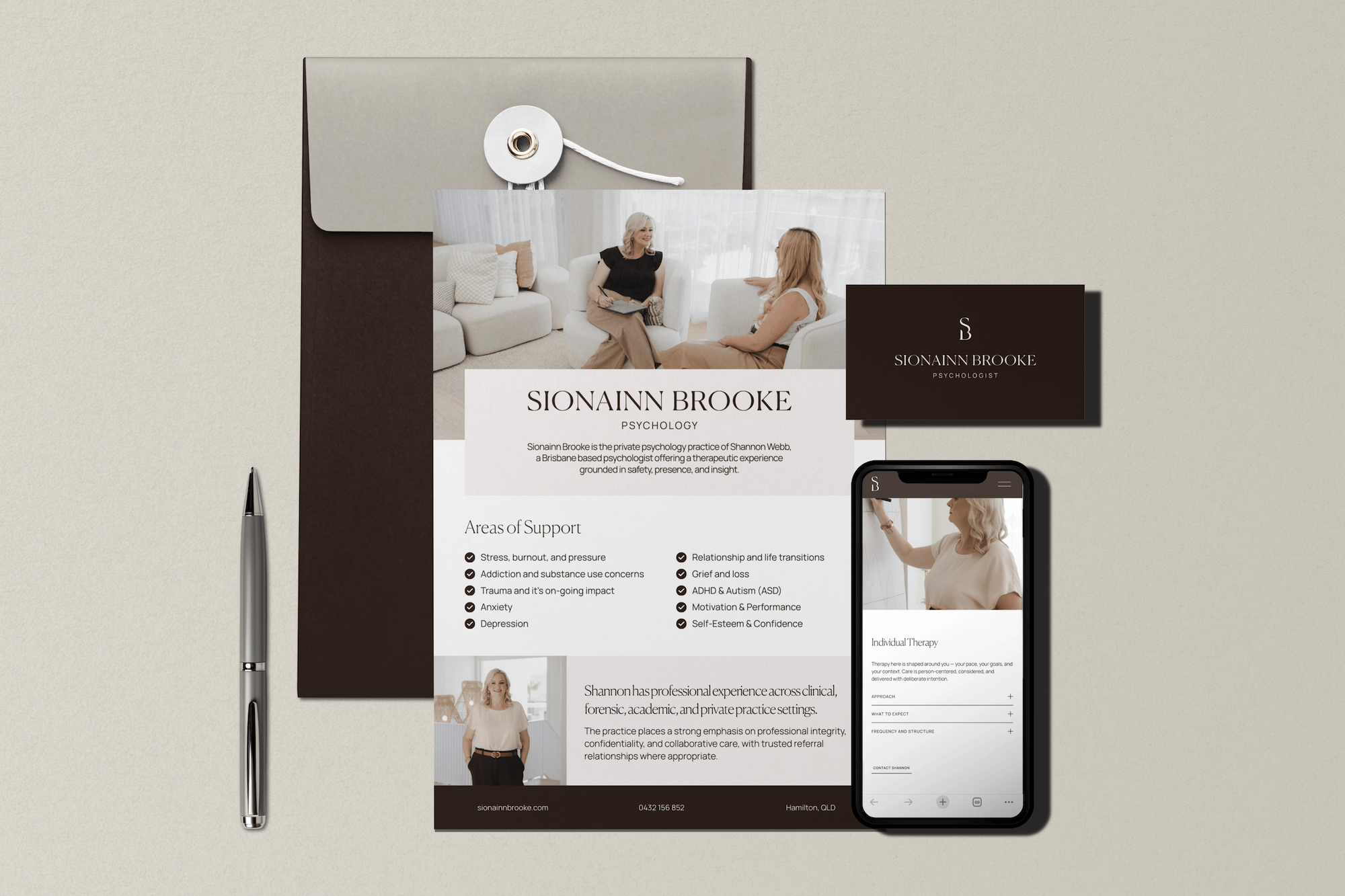 Sionainn Brooke business collateral