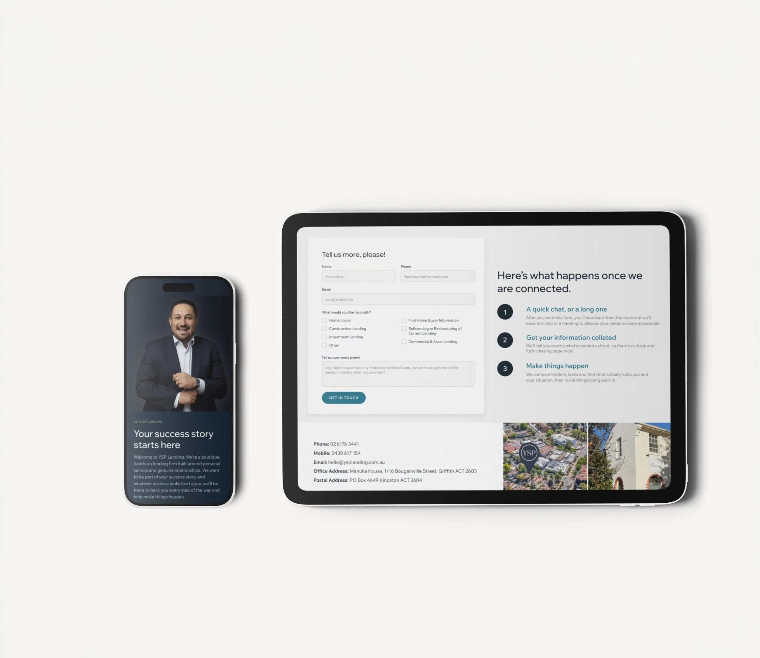 ysp mobile website examples