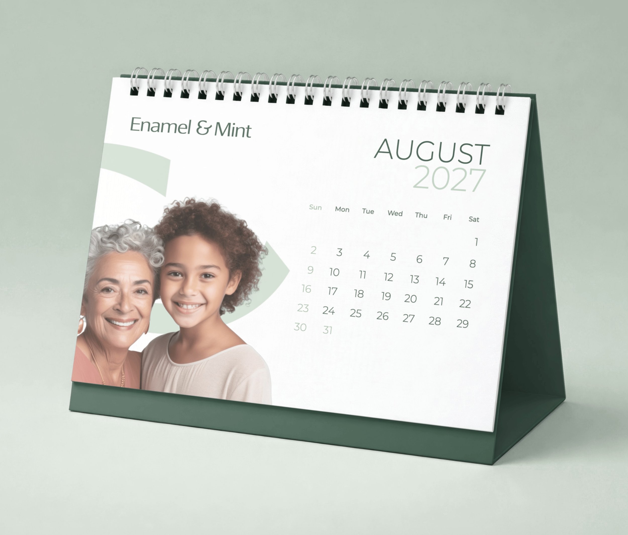 calendar design for dental office