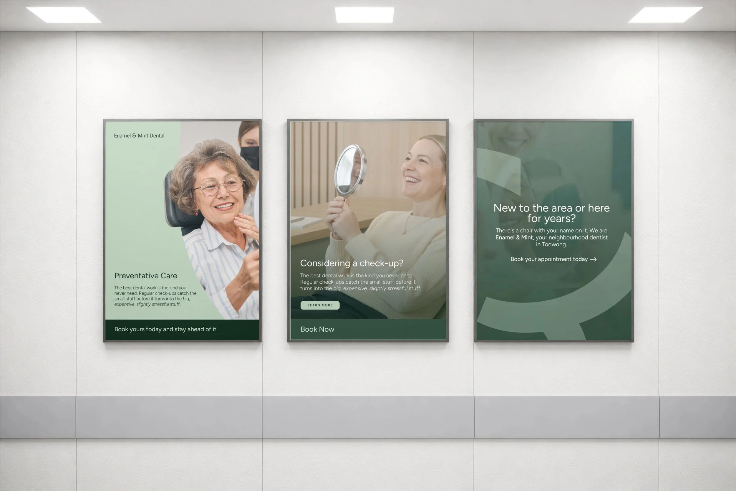 professionally designed signage for a dental office