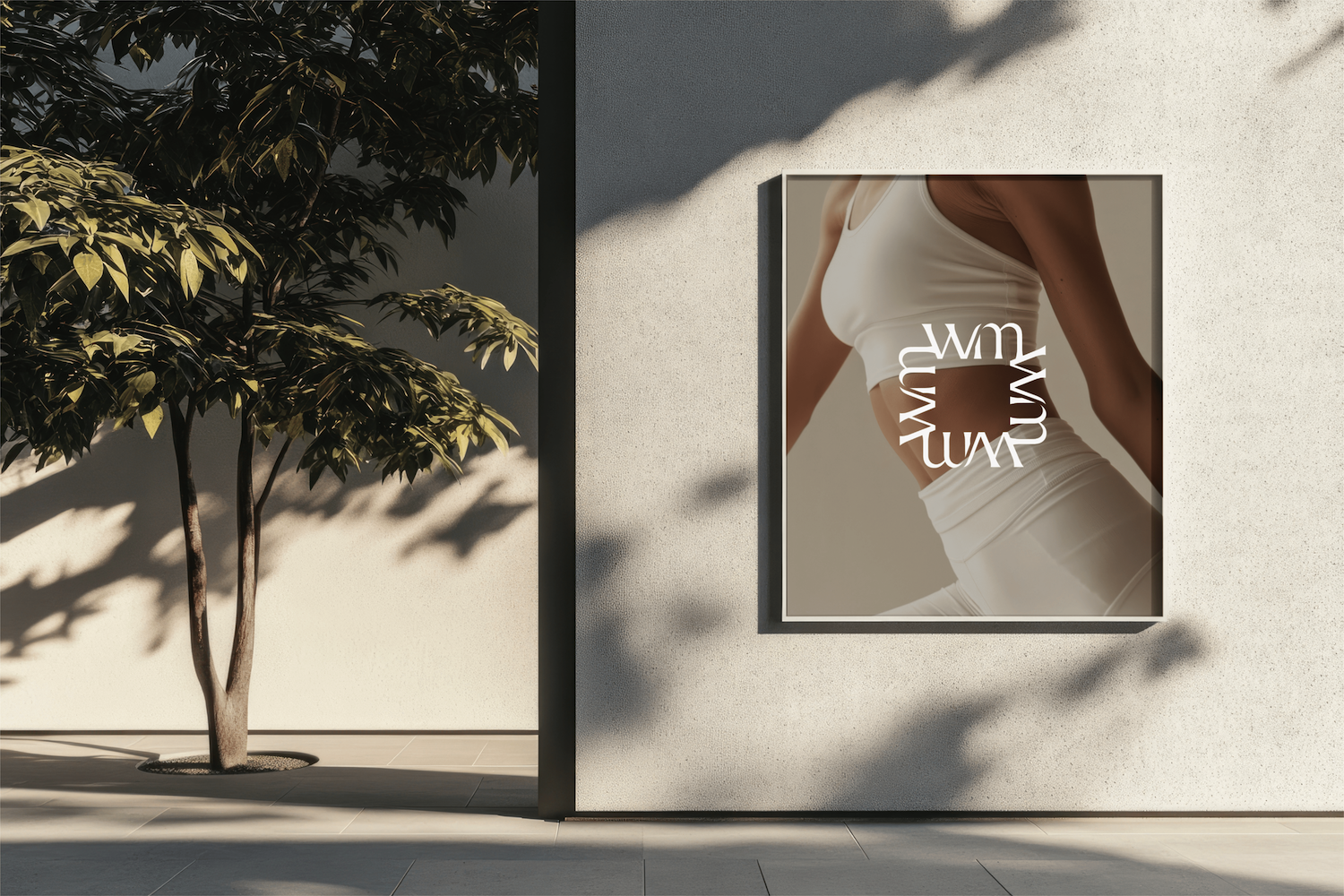 brand design on a sign