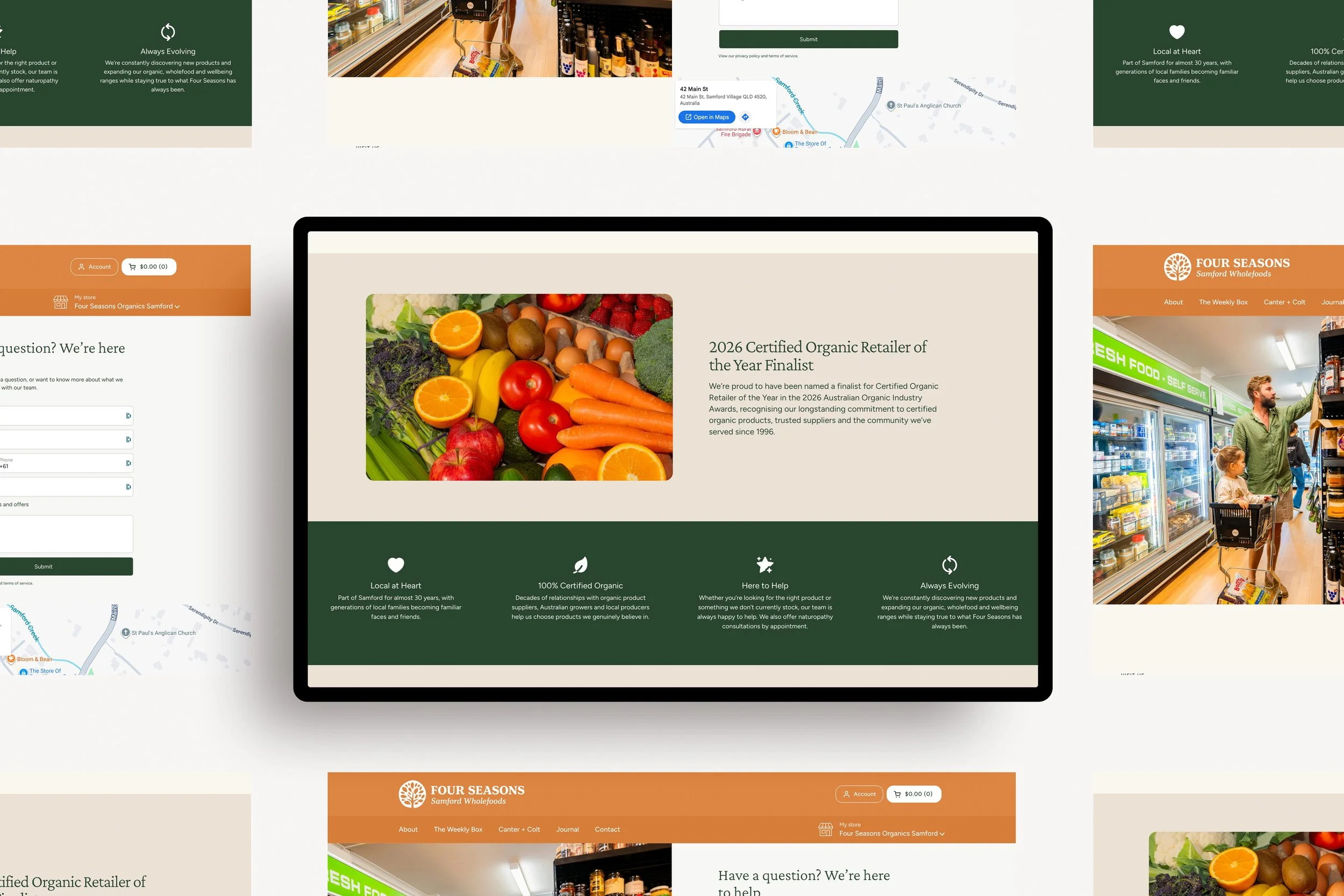 Four Seasons desktop experience