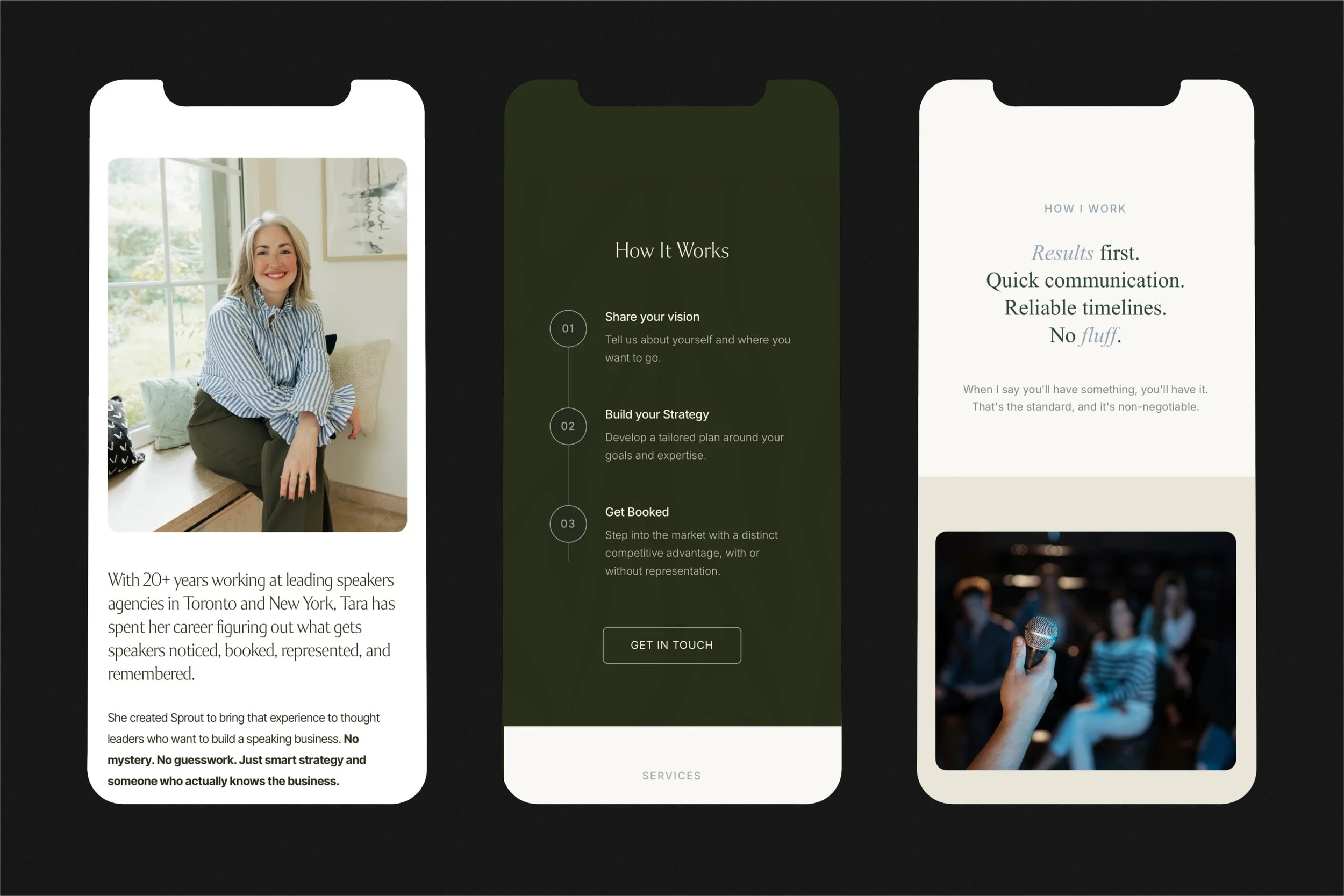 Custom website design from Brisbane designer