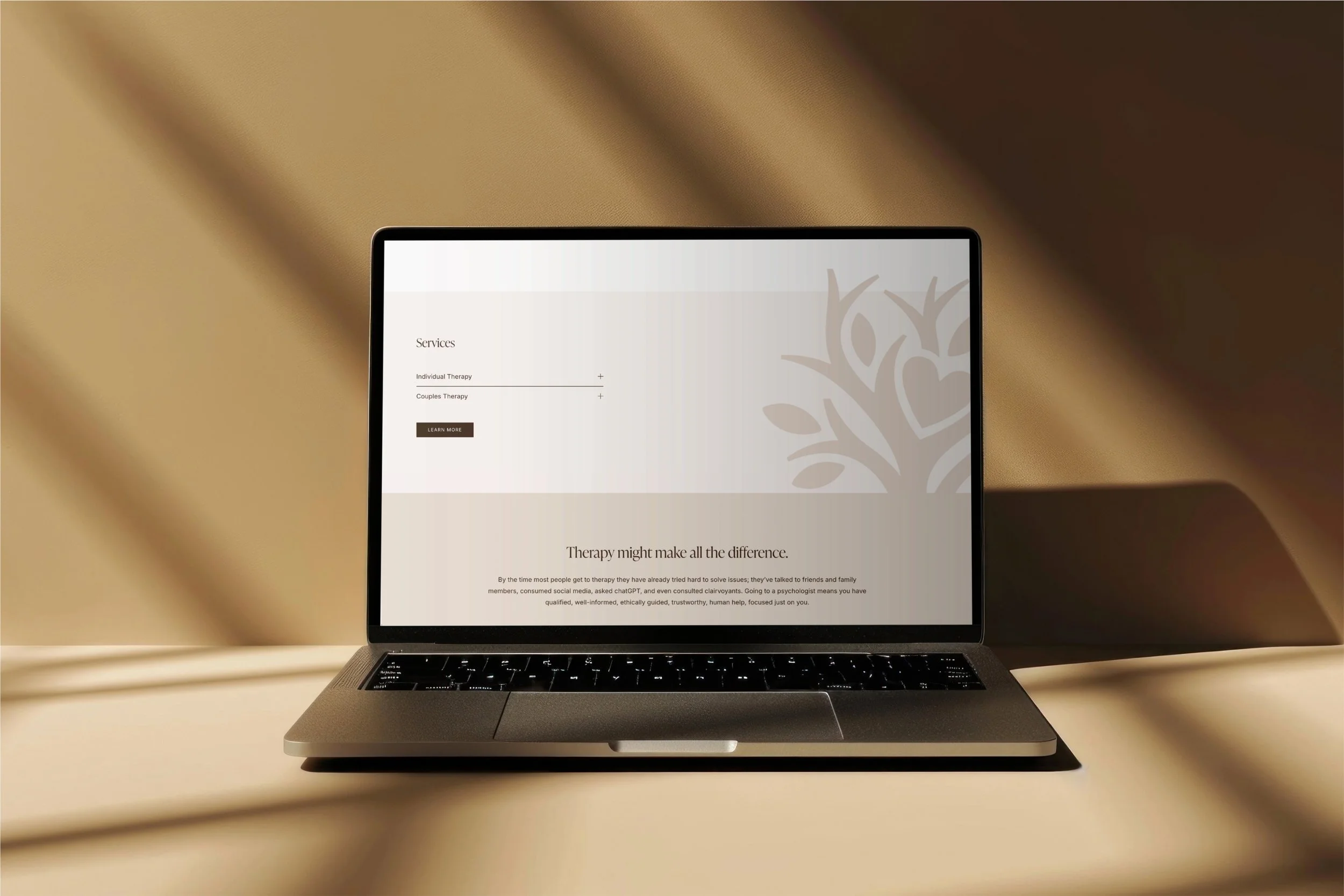 psychology website design