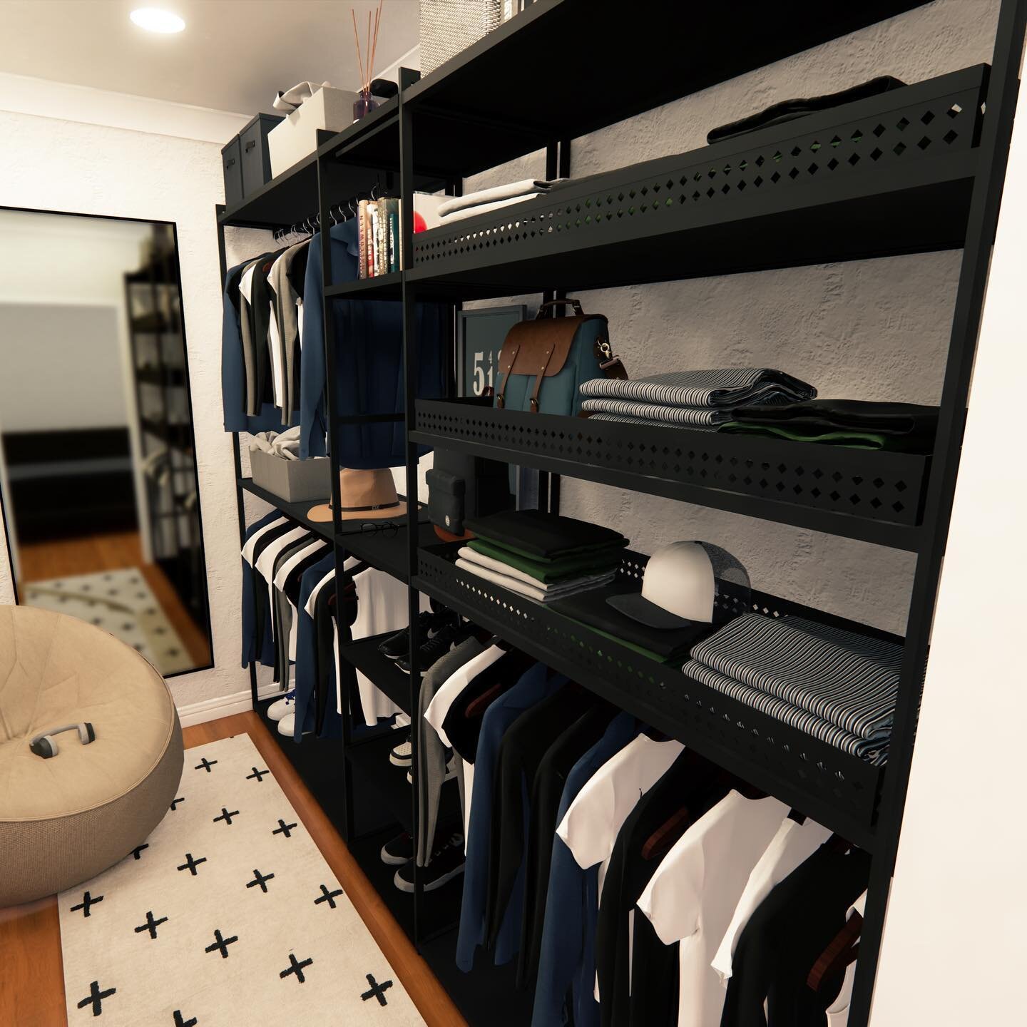 📣 Calling all the blokes out there who can&rsquo;t find their socks!! Stream line your living and double your storage space with @pop_living 🤴🏼

DM for the brochure >

#wardrobe #storage #walkincloset #walkinrobe #closet #organization