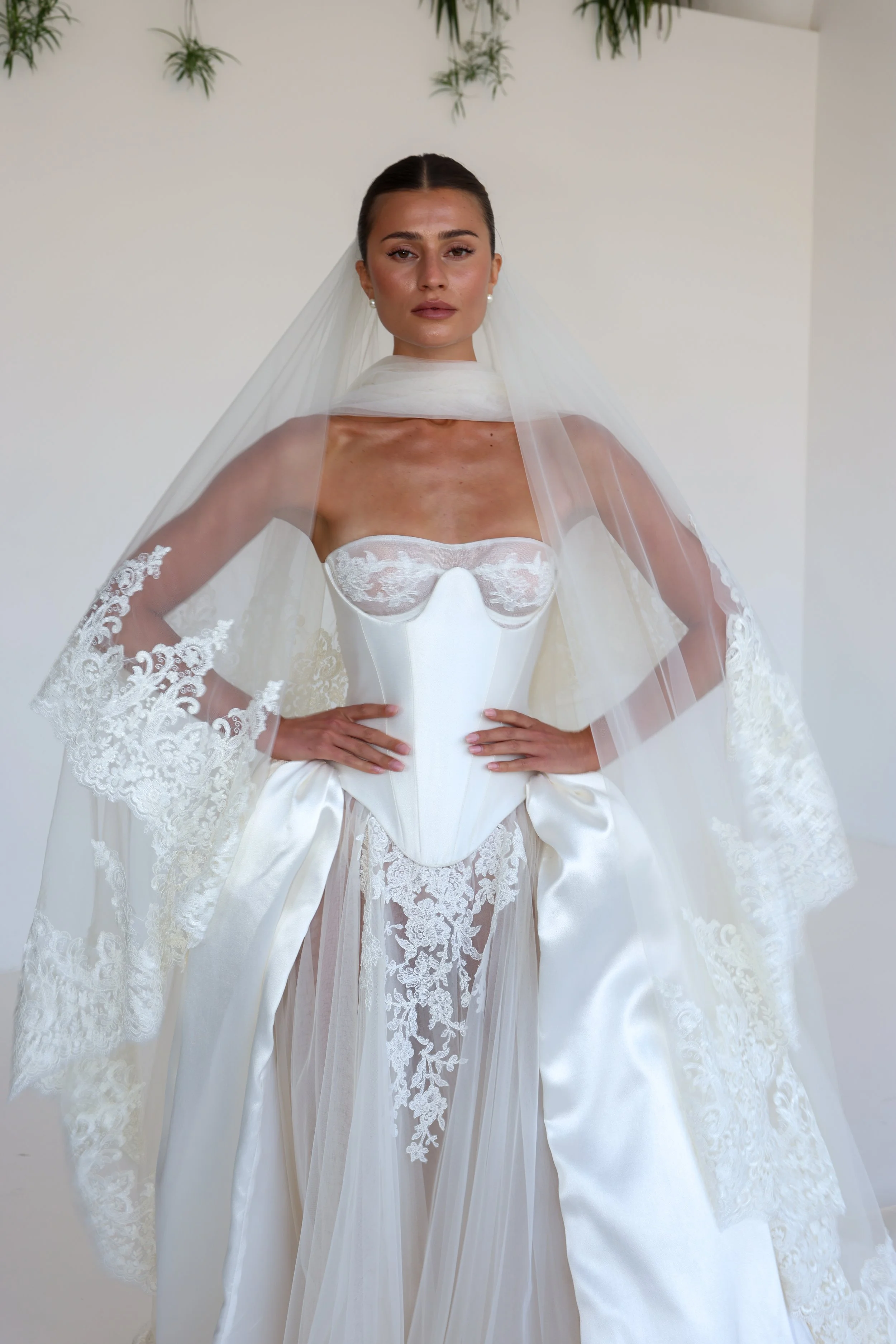 Antique Rêverie by EDEN AHARON SS27 at New York Bridal Fashion Week 