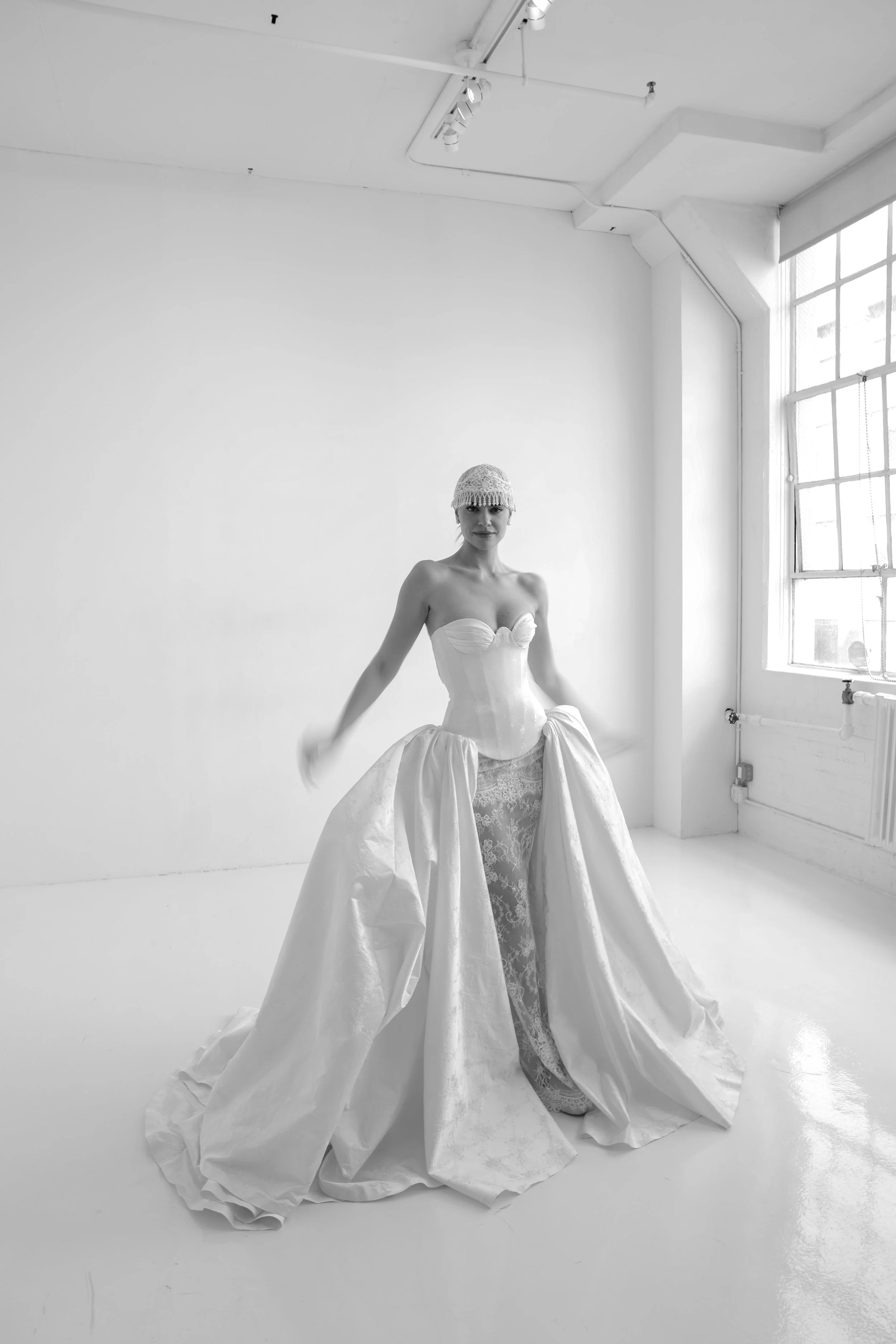 Antique Rêverie by EDEN AHARON SS27 at New York Bridal Fashion Week 