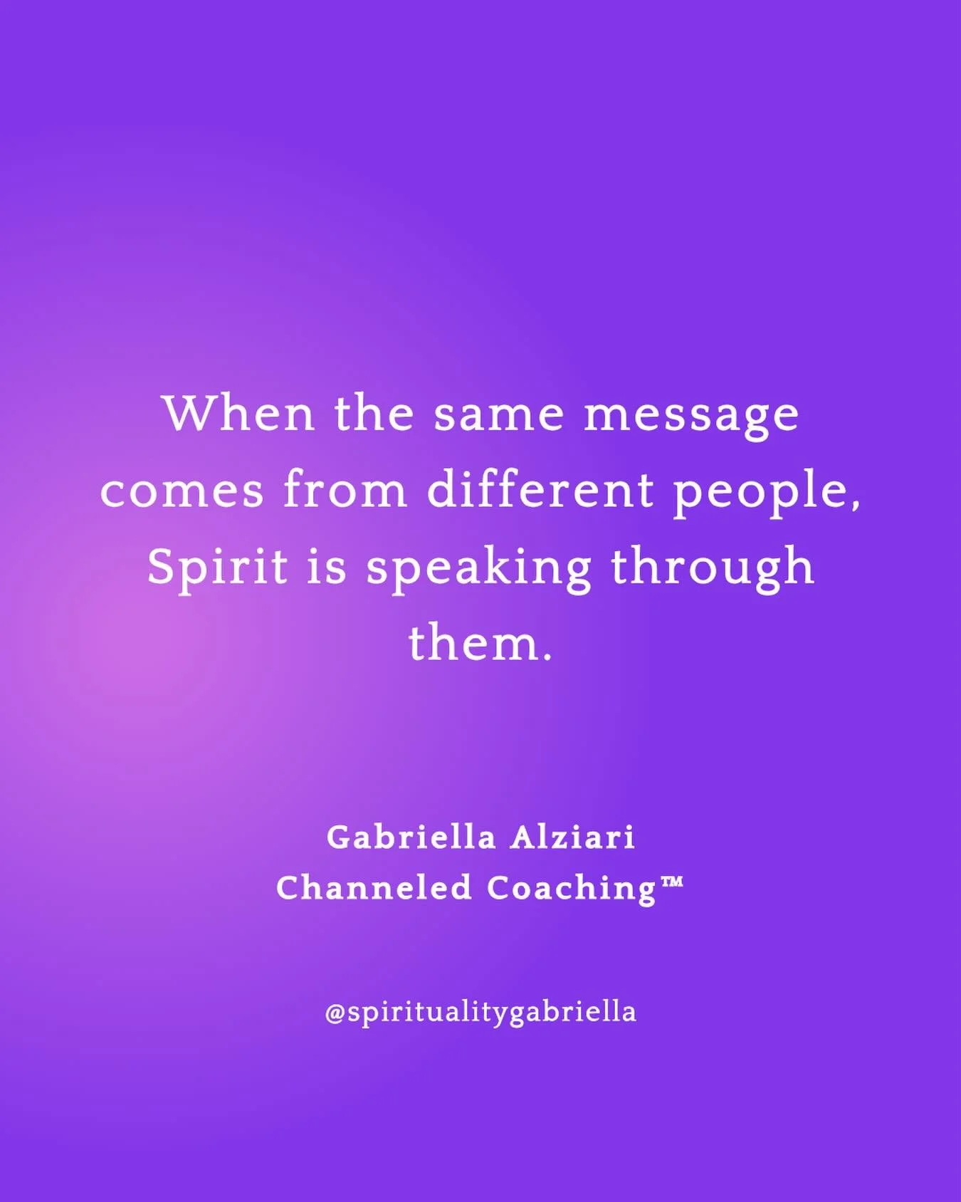 When the same message echoes through different voices, it&rsquo;s Spirit speaking&mdash;making sure you receive what your soul needs to hear 🕊️✨

@spiritualitygabriella 

#manifestation #lawofattraction #manifest #spirituality #spiritualawakening #l