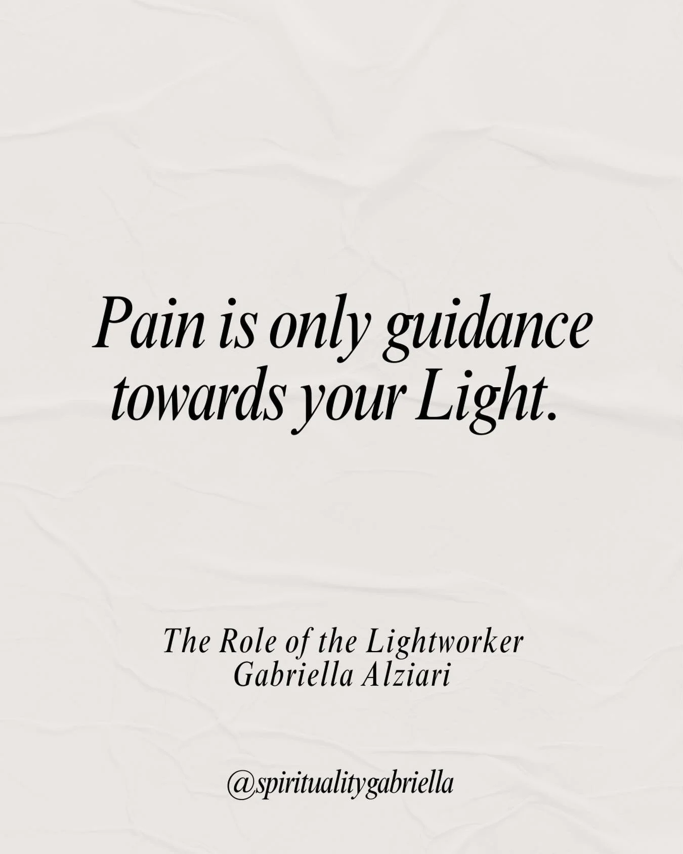 Here&rsquo;s your daily reminder from Spirit 🕊️

The pain you experience is simply divine guidance redirecting you back into your own Light ✨

@spiritualitygabriella 

#manifestation #lawofattraction #manifest #spirituality #spiritualawakening