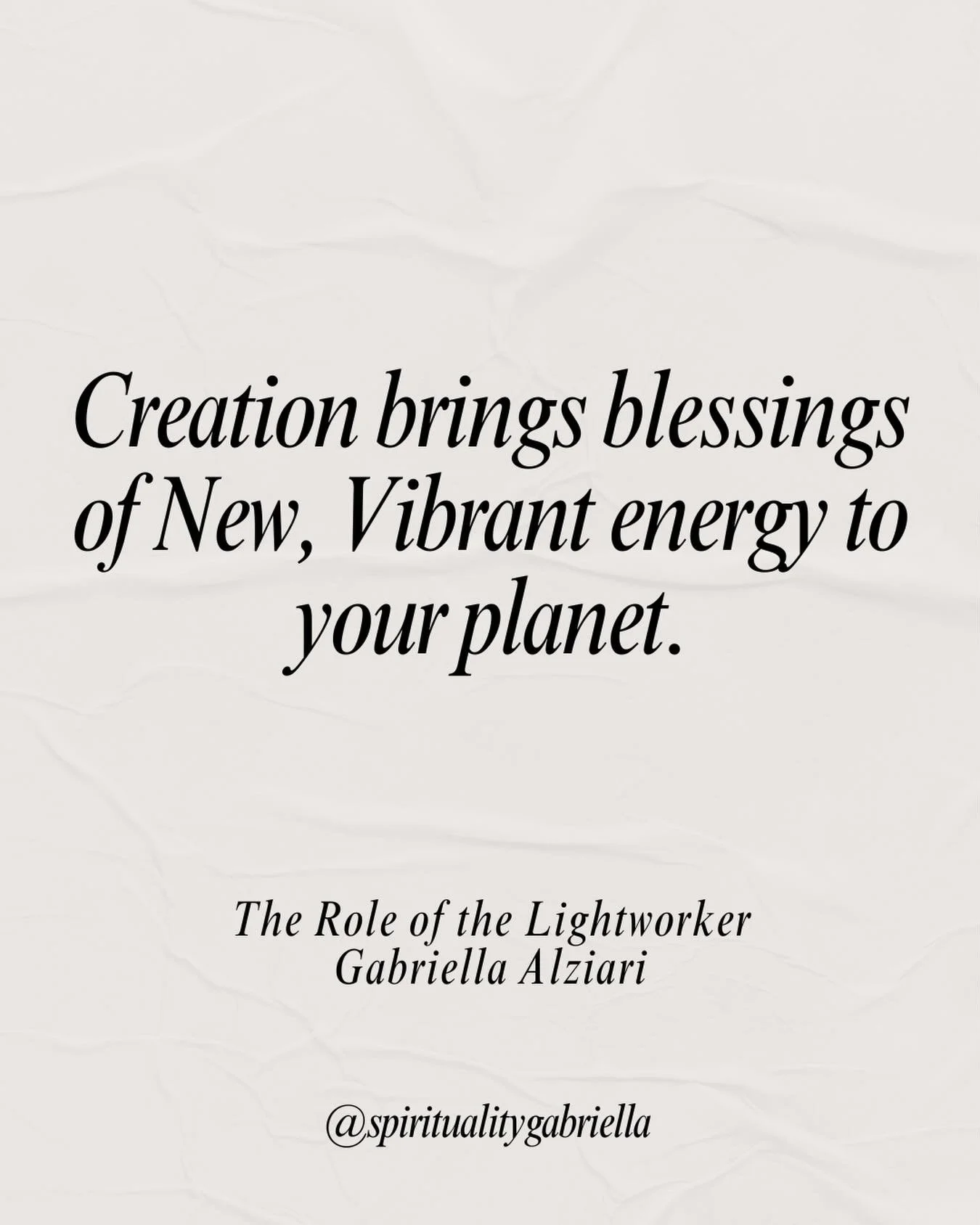 An important reminder from the Supreme Beings 🌈

Creation pours new, vibrant energy onto your planet, blessing all who are open to receive its Light.

@spiritualitygabriella 

#manifestation #lawofattraction #manifest #spirituality #spiritualawakeni