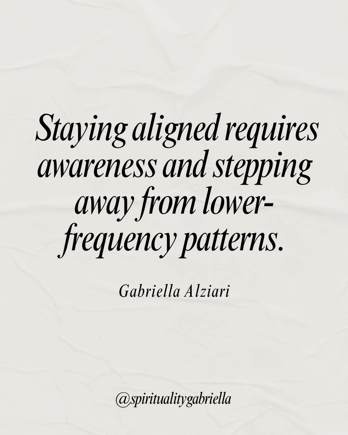 The true spiritual path calls us to do this ✨

Staying aligned means remaining aware and gently releasing the habits and patterns that no longer support your growth.

@spiritualitygabriella 

#manifestation #lawofattraction #manifest #spirituality #s