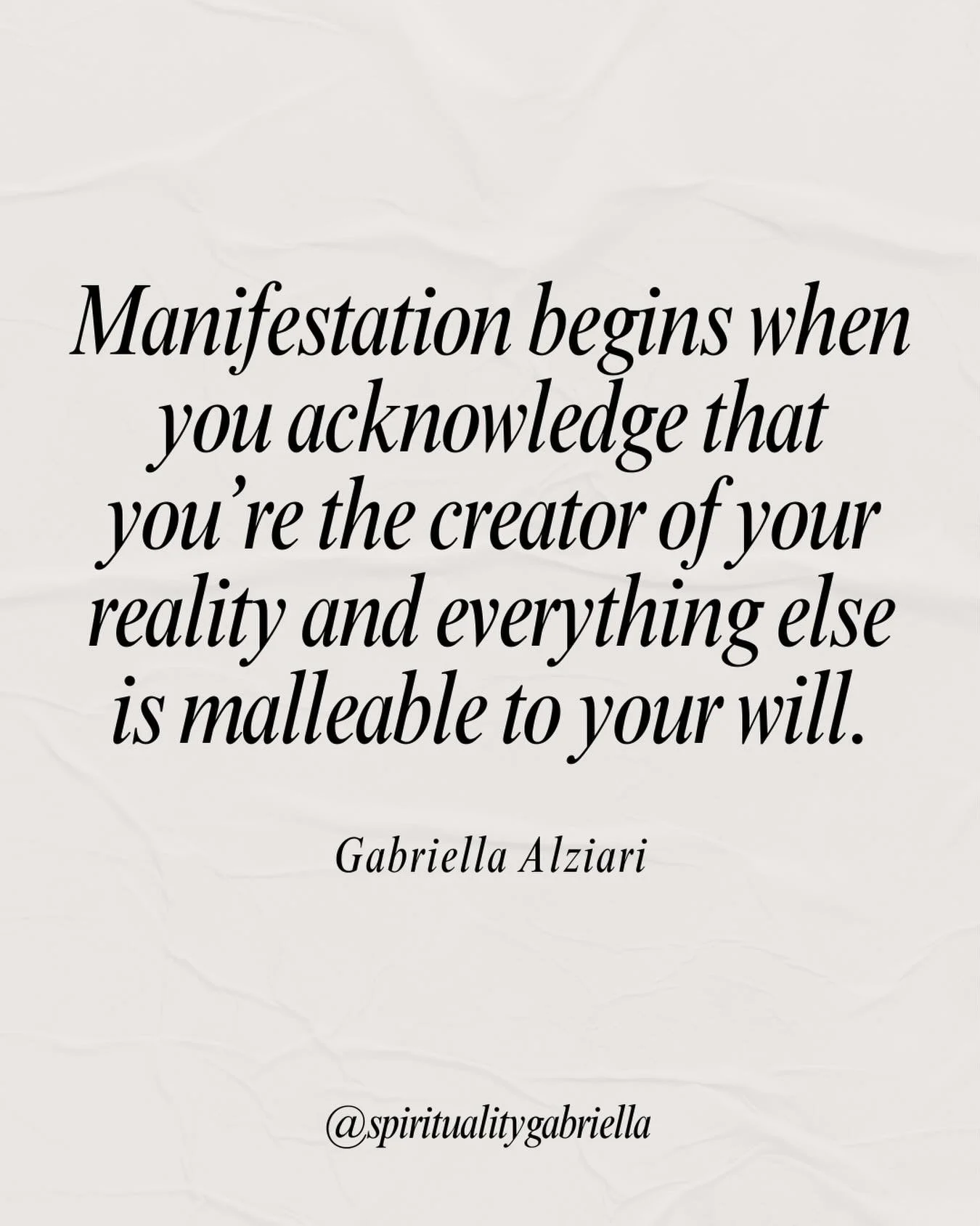 Your reminder of the day 💫

You are a powerful creator; remember that reality itself bends and transforms in response to your beliefs and intention 🪄

@spiritualitygabriella 

#manifestation #lawofattraction #manifest #spirituality #spiritualawaken