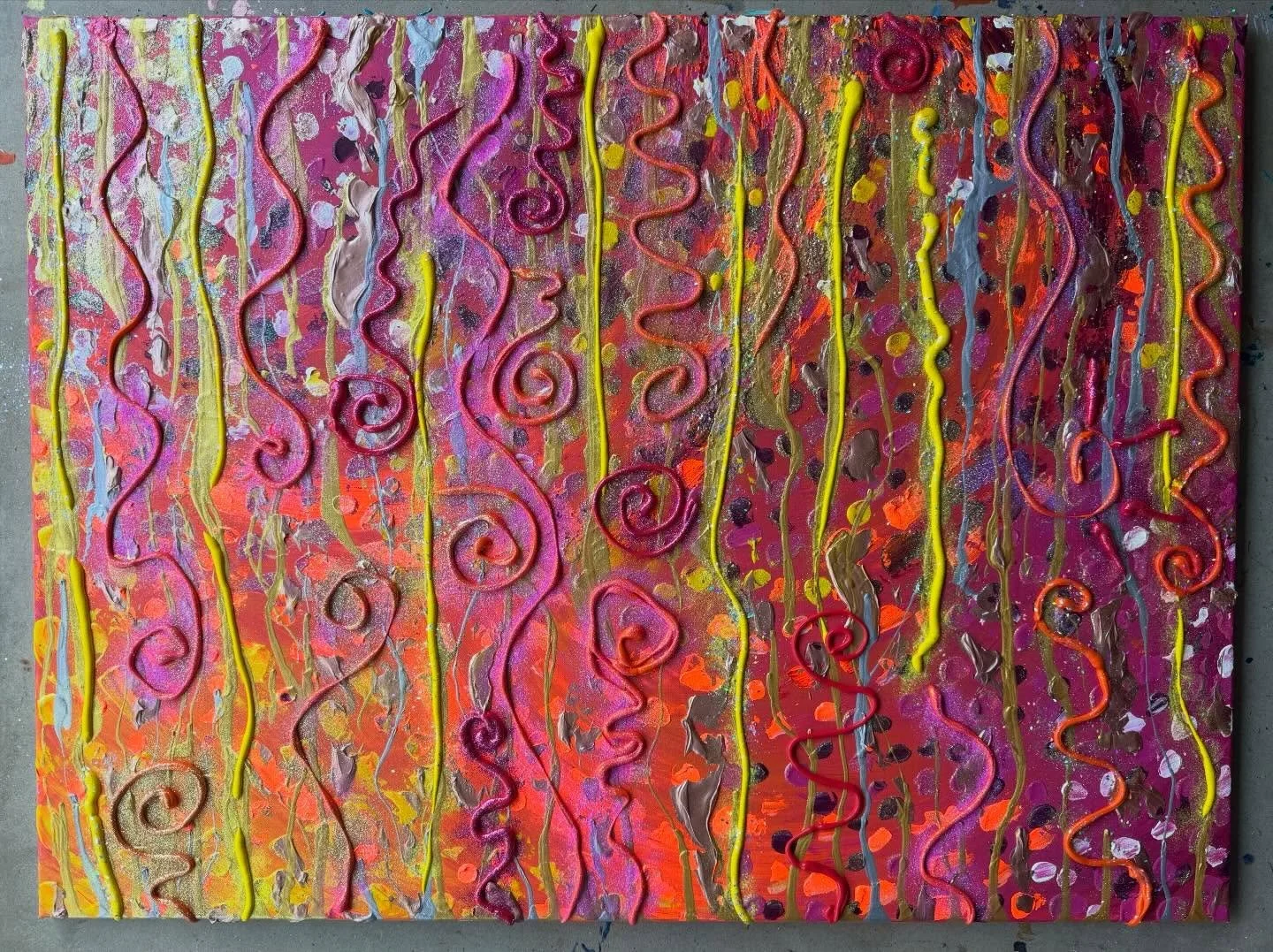 One of my new commissioned pieces! 

My goal is to bring fun &amp; joy to your life with my artwork 🫶✨🧚🏻

#paintersofinstagram #acrylicartist
