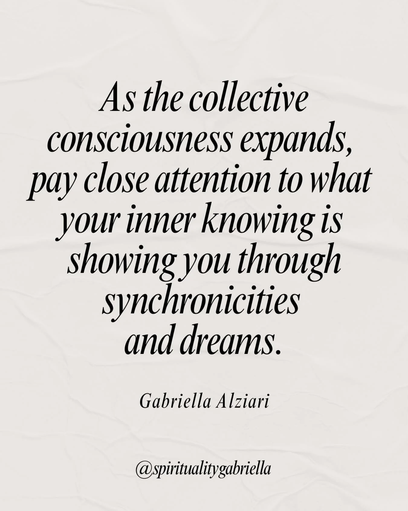 Your inner wisdom will never lead you astray 🌀

Trust what your dreams and everyday synchronicities are telling you. 

@spiritualitygabriella 

#manifestation #lawofattraction #manifest #spirituality #spiritualawakening