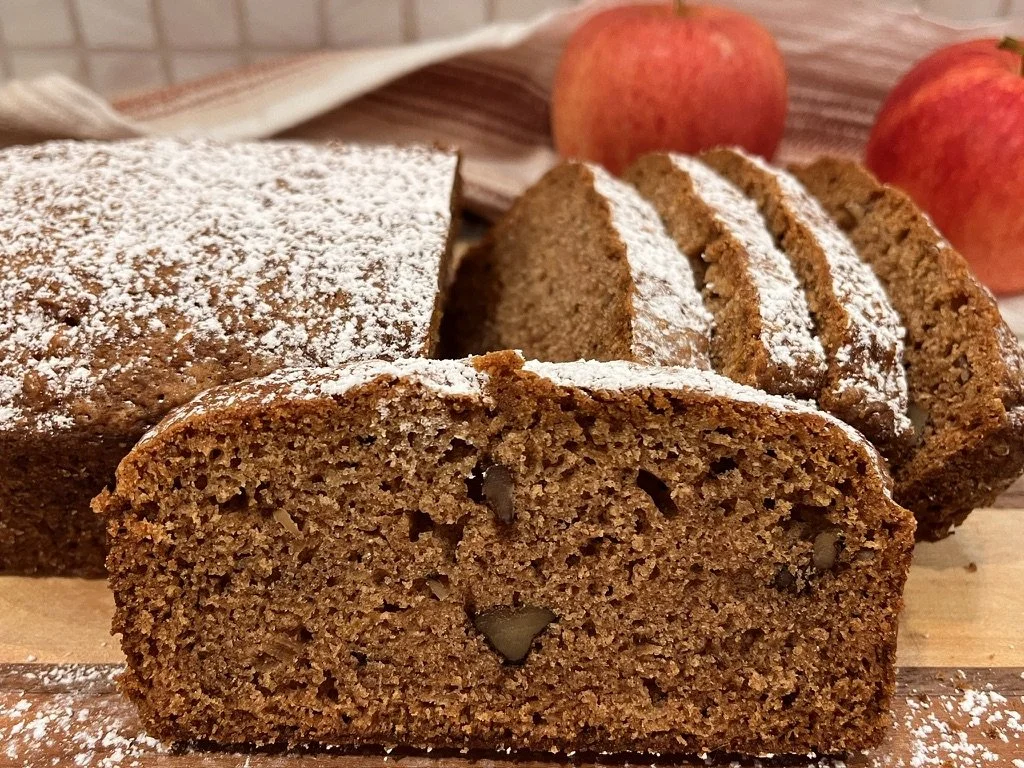 Soft &amp; Buttery Vegan Apple Bread | Easy Fall Baking Recipe