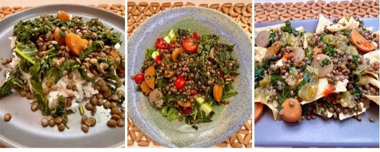 Easy One-Pot French Lentils: 4 Ingredients, 3 Healthy Meals