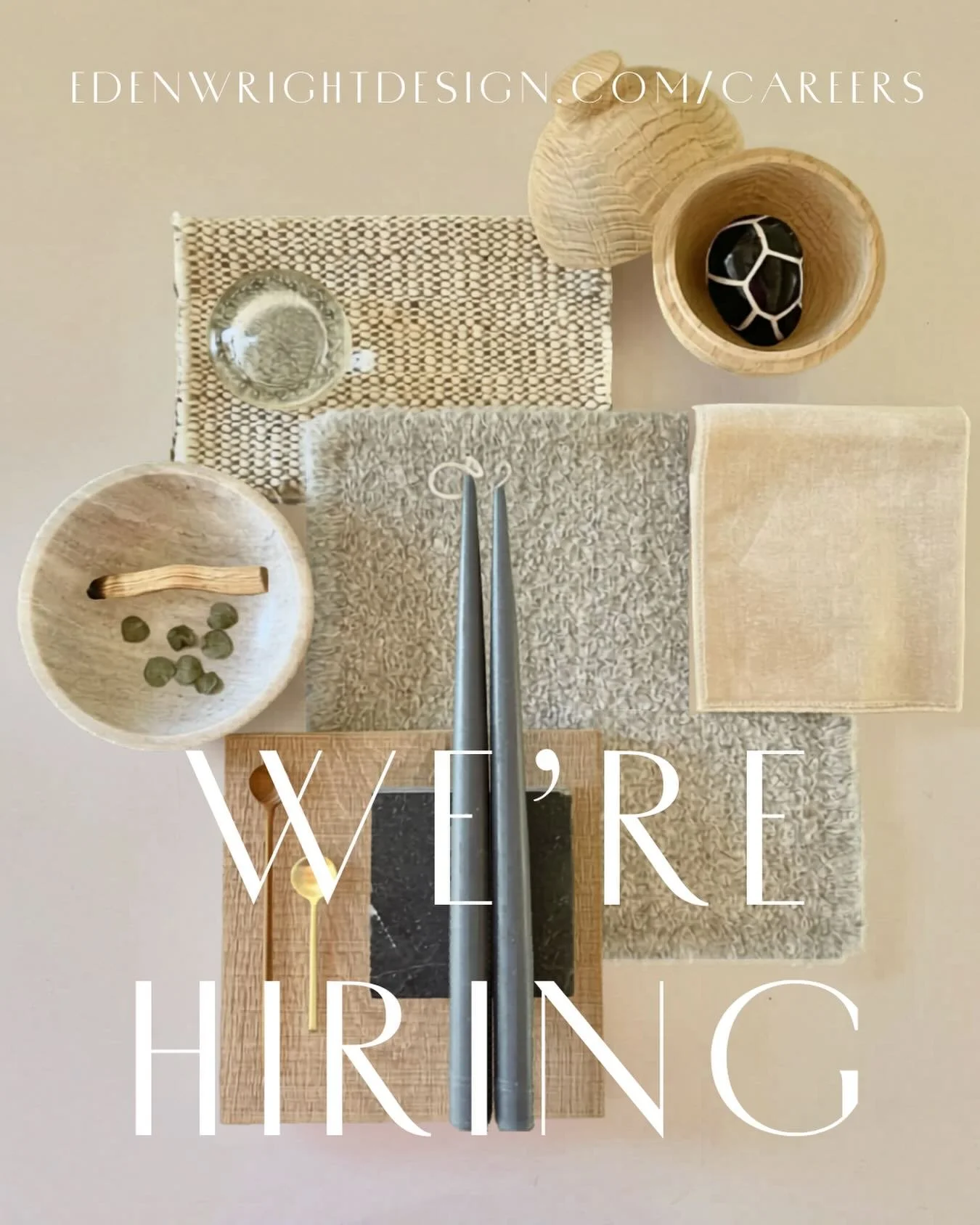 Come work with us!
We are seeking an experienced Interior Designer/Project Manager to join our team, part-time. If you love the full arc of the process, from concept to installation, and thrive working on high-quality residential projects in beautifu