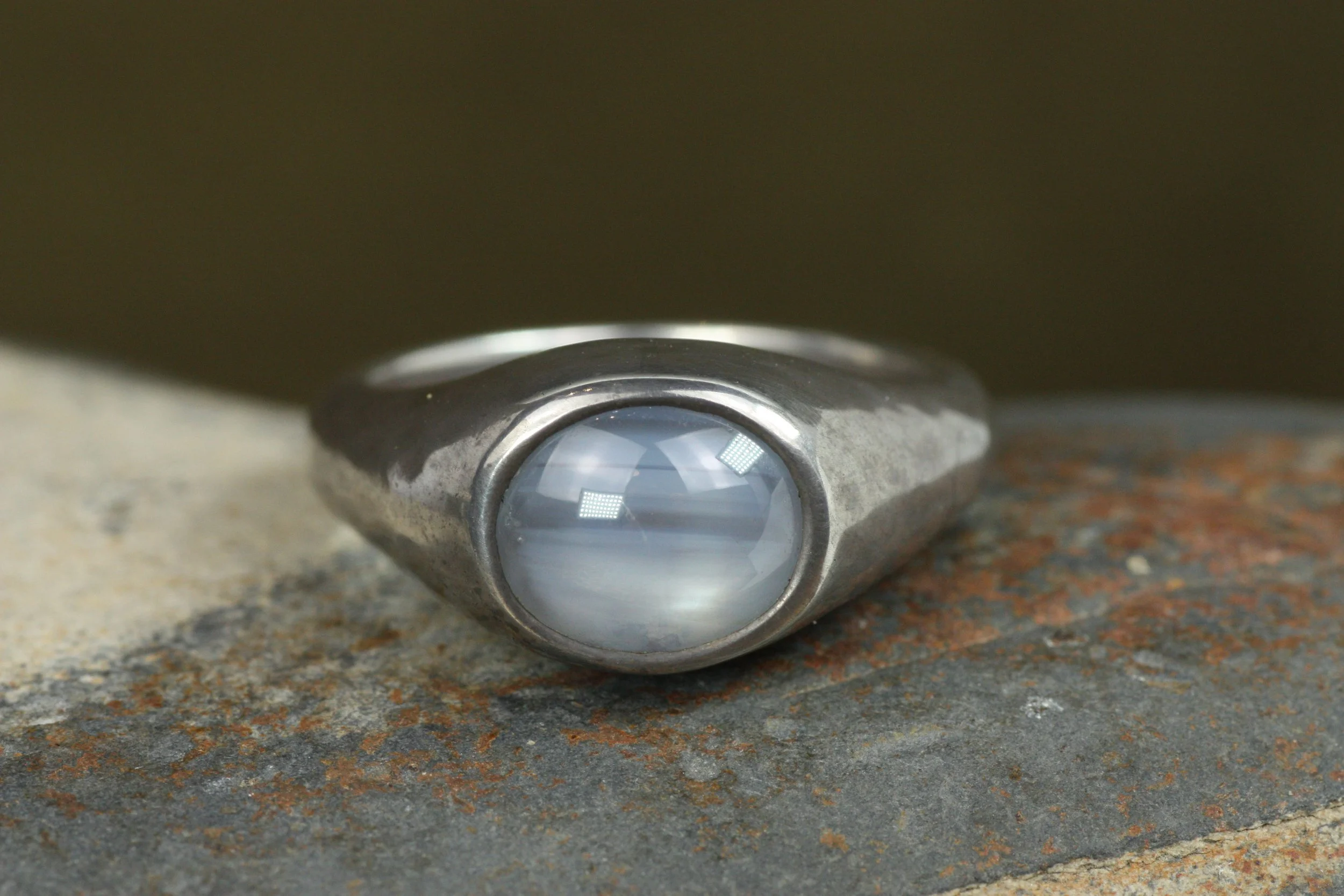 Star Sapphire Gypsy Ring