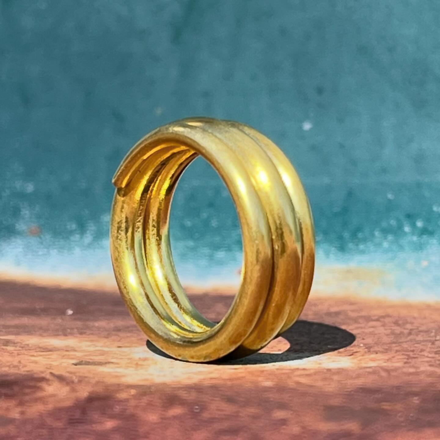 Springtown Handmade: a nod to humankind&rsquo;s original ring, similar to those found in ancient Inca, Celtic, Norse and Mongolian cultures. We make this ring by hand-drawing our 20k California gold into wire and wrapping it to size. Offering incredi