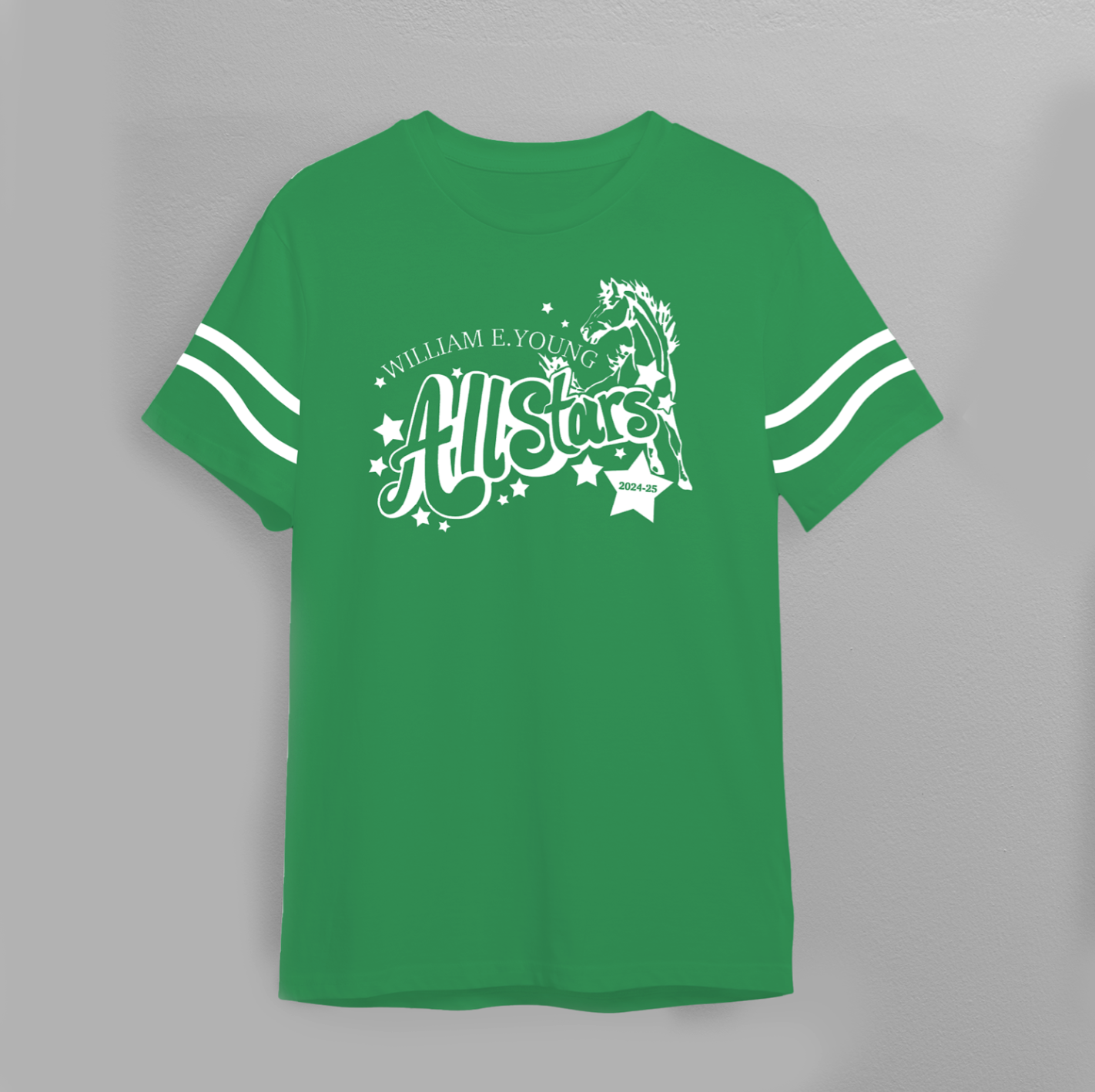  Emma Rarick. 
"All Stars", 
digital illustration logo design.