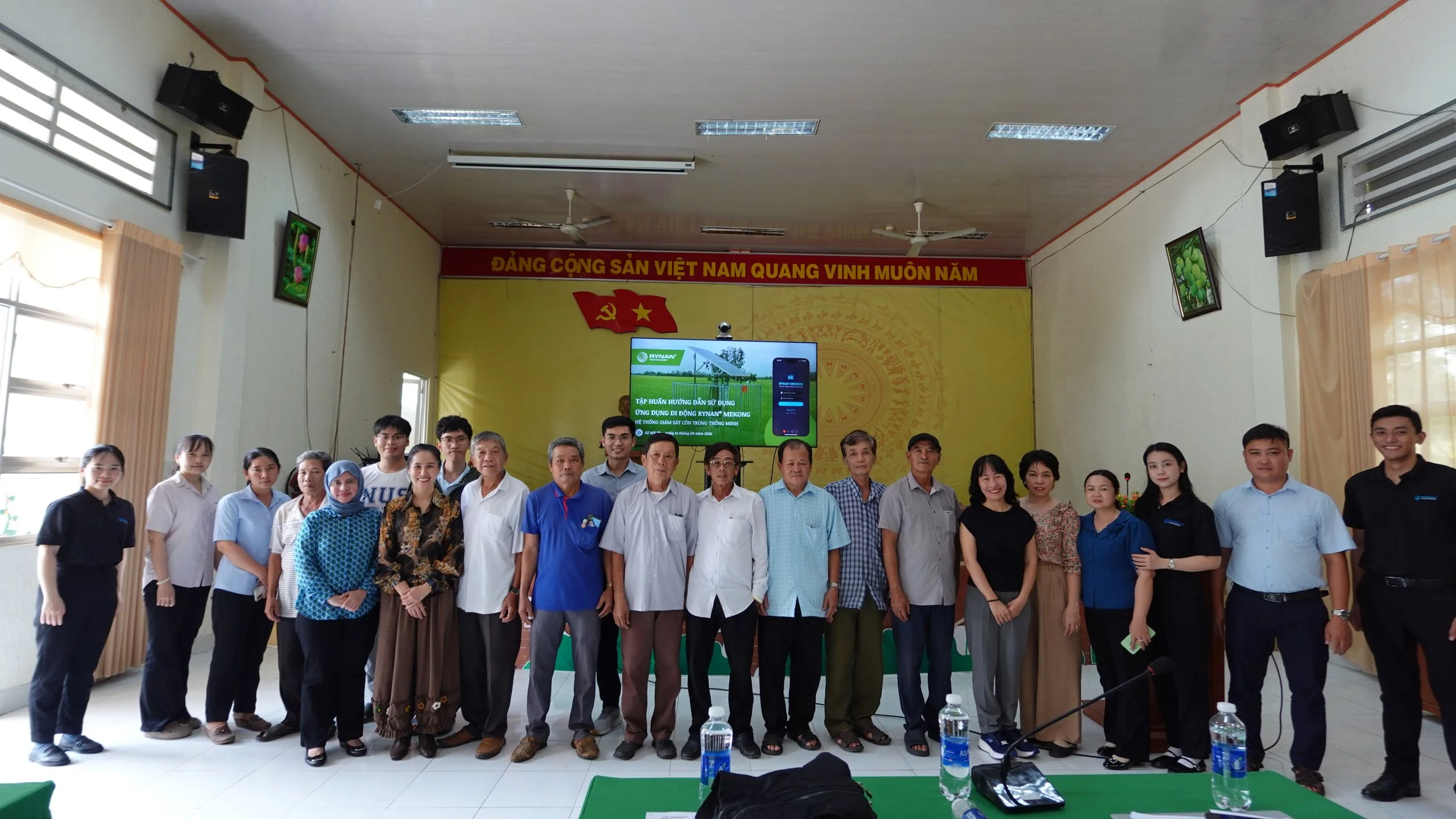 RYNAN Agriculture team with participants