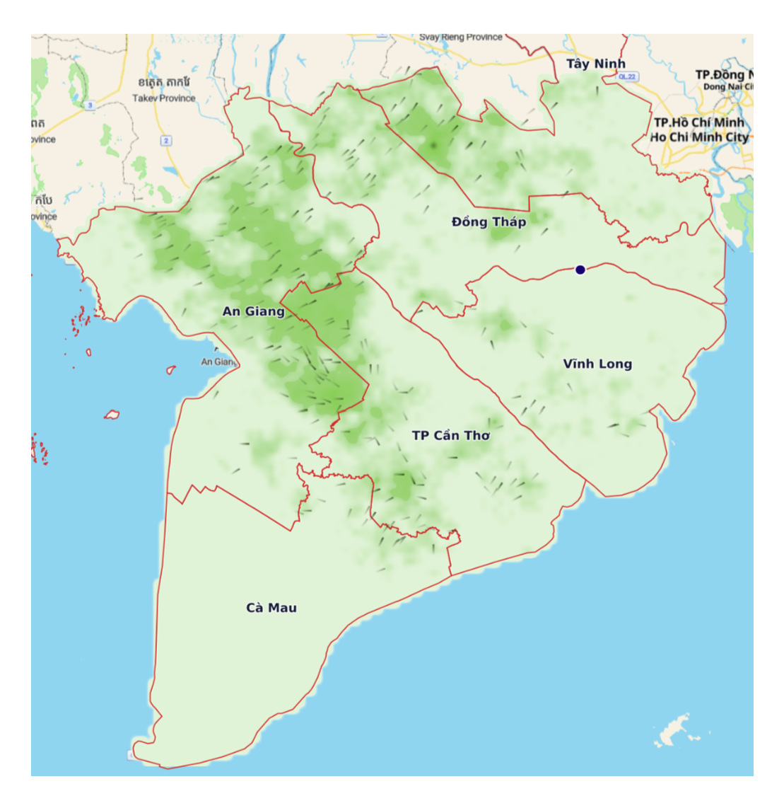 RYNAN Agriculture - Movement of Mirid Bugs from An Giang Province to the Dong Thap Province