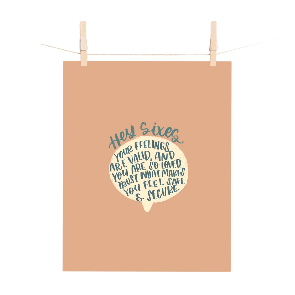 Affirmation Print By Enneagram Type
