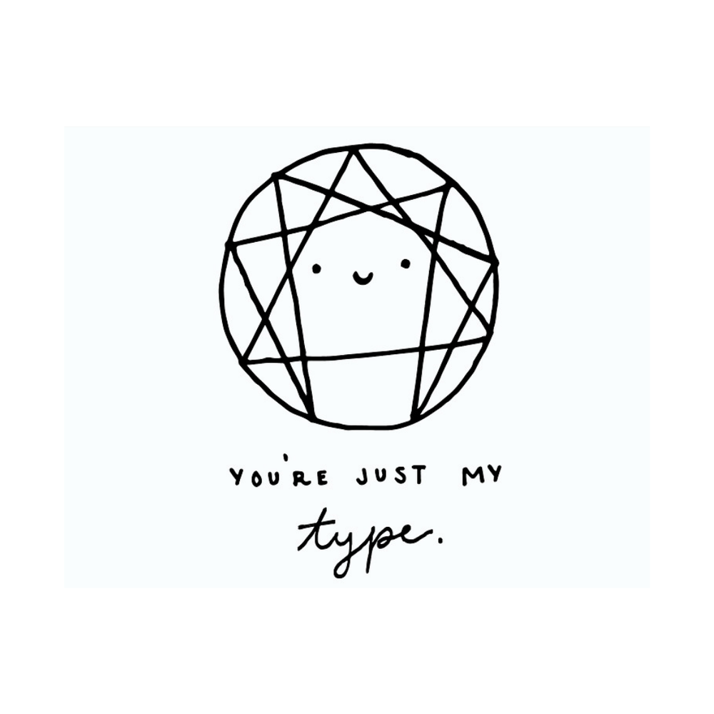 You're Just My Type Sticker