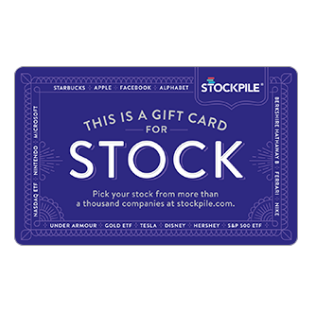 Stockpile Gift Card- financial strategy &amp; security