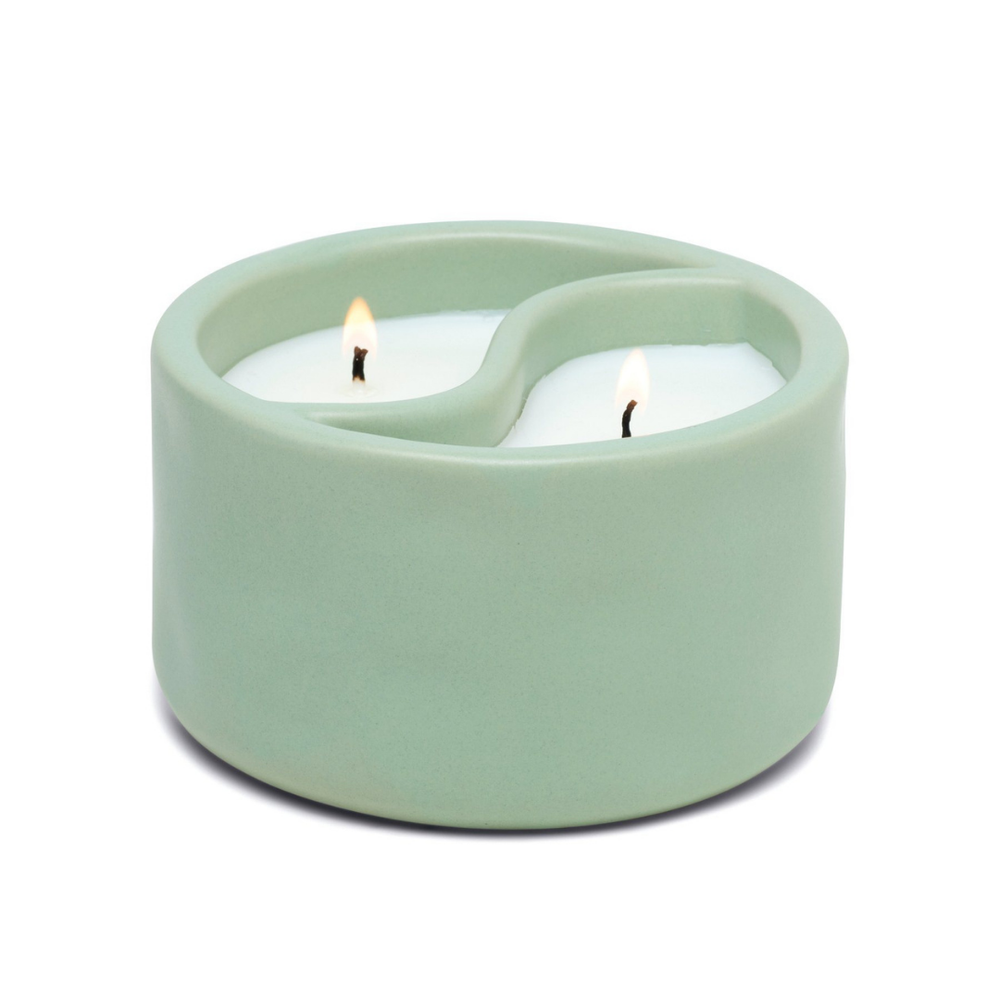 Yin-Yang Green Tea  Aloe Candle