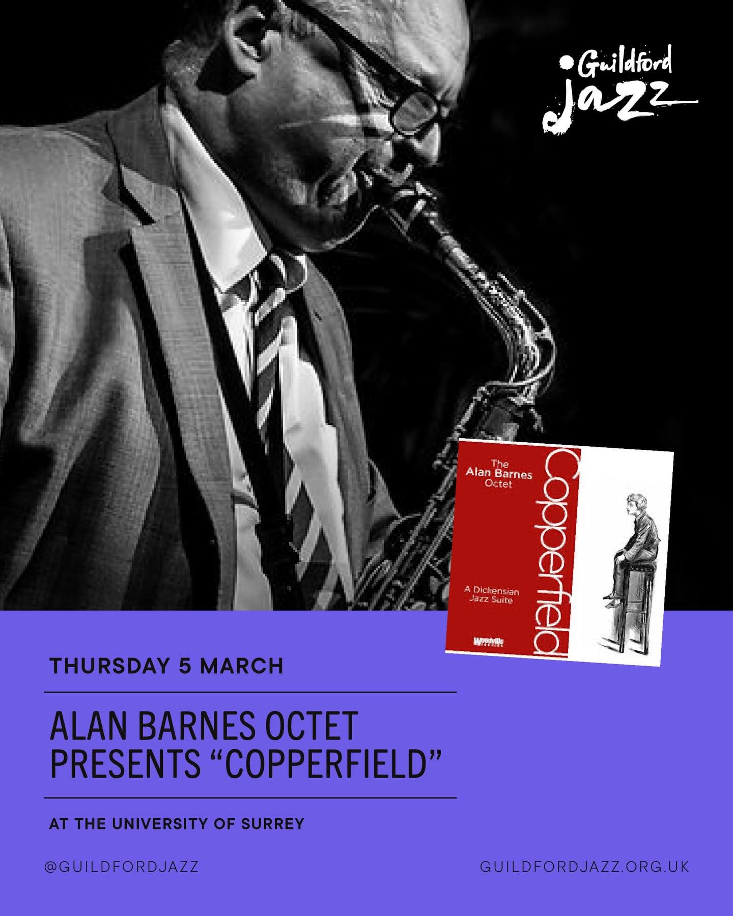 Alan Barnes Octet presents “Copperfield”