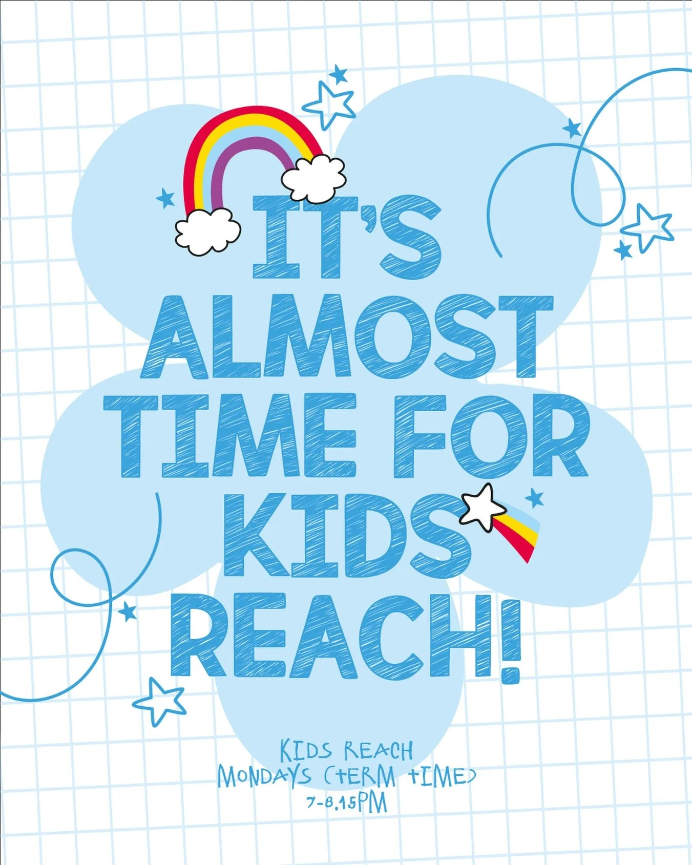 It&rsquo;s almost time! Kids Reach is on this Monday night from 7-8.15pm ⭐️⭐️⭐️ We&rsquo;ve got crafts, snacks, prizes, soft play fun and loads more!

___

Kids Reach
Every Monday (term time) | 7-8.15pm
P1-P7
#gpkids