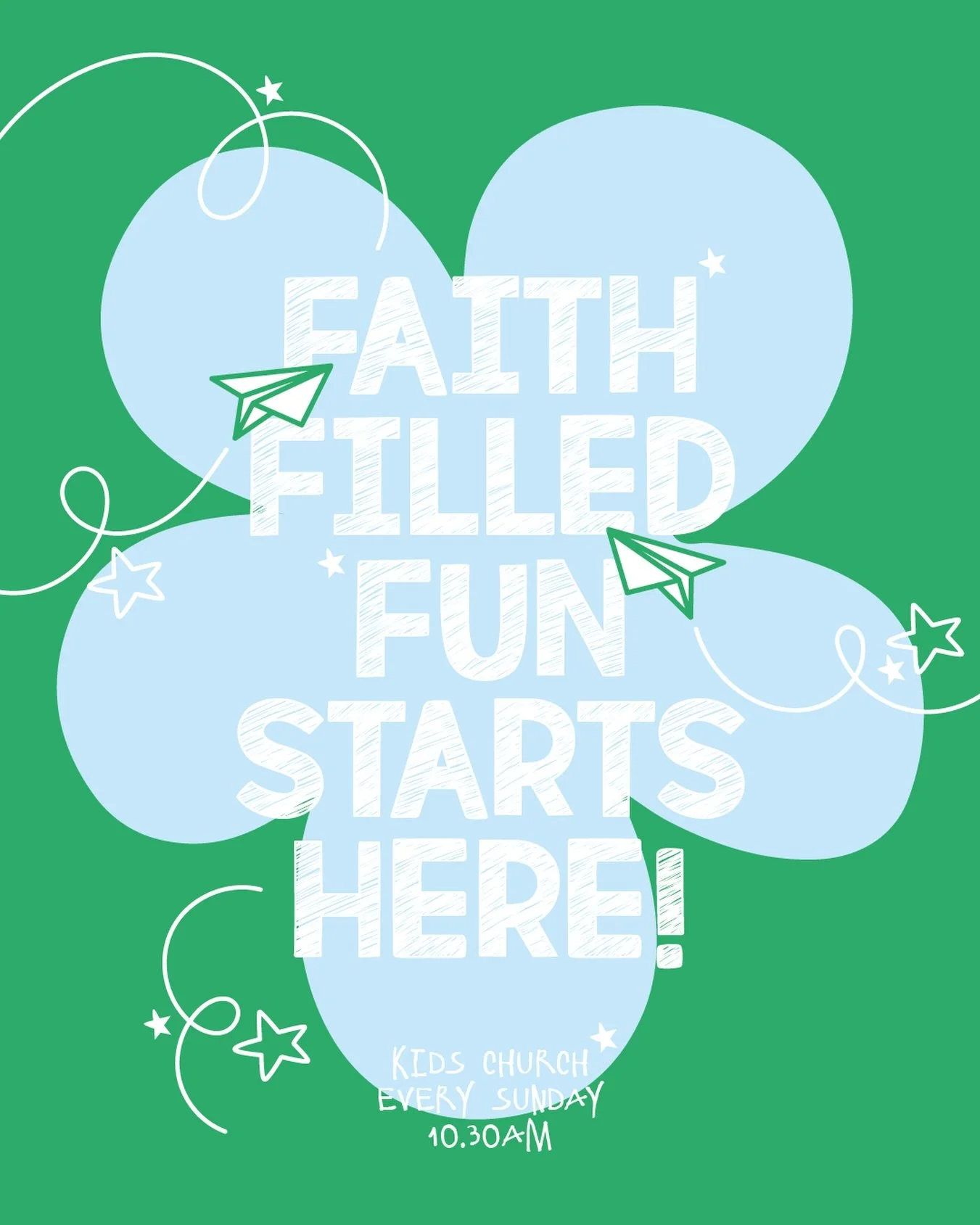 Kids Church is on this Sunday and we cannot wait! Join us at 10.30am for fun, bible stories, worship and crafts!

___

Kids Church x Tots Church
Every Sunday | 10.30am
First Sunday of the month | 10.30am &amp; 6.30pm
#gpkids