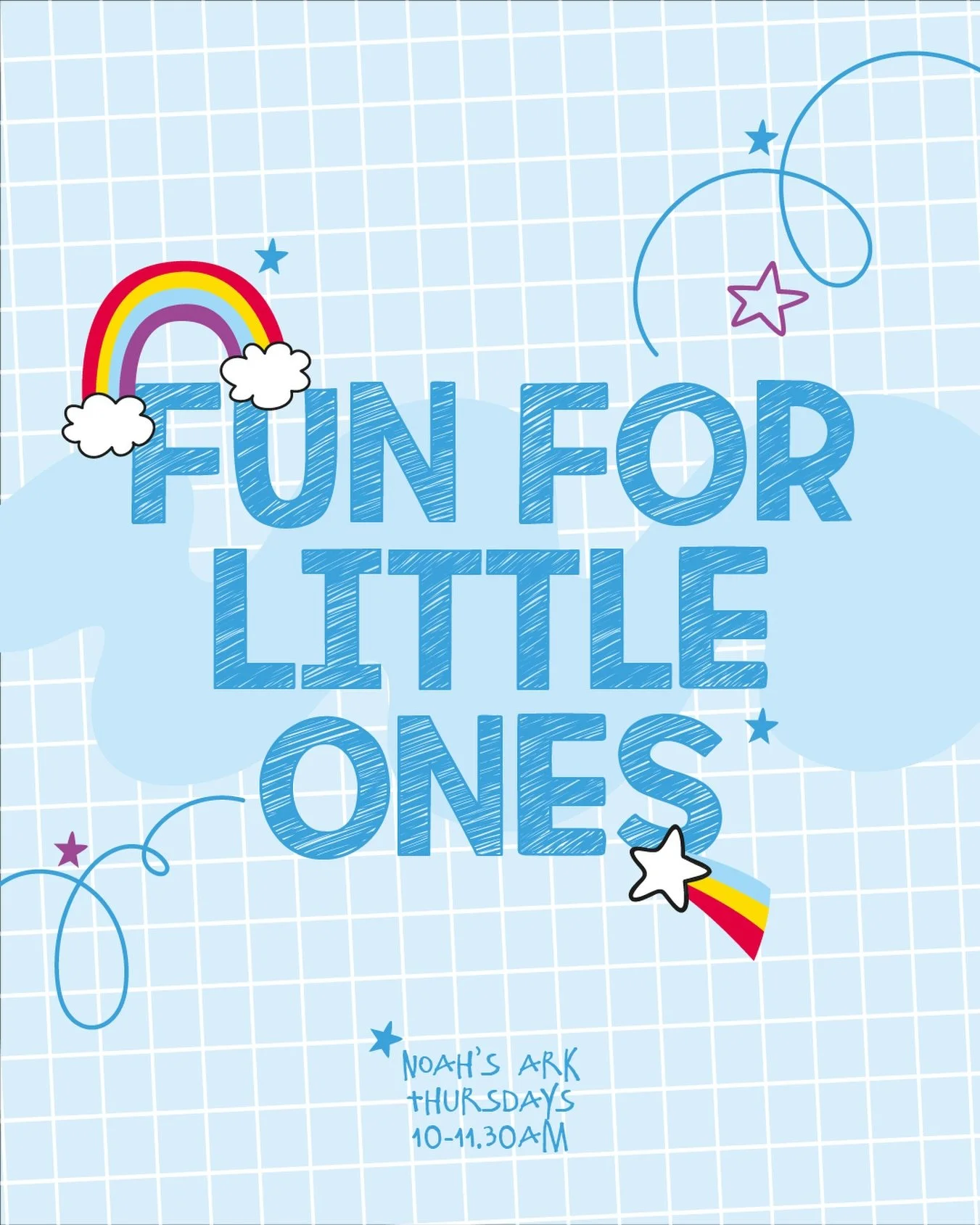 Fun for the little ones 💙💙💙 Join us this Thursday from 10-11.30am for Noah&rsquo;s Ark!

&mdash;&mdash;&mdash;

Noah&rsquo;s Ark | Tots
Thursday Mornings 10-11.30
&pound;2 donation 
#gpkids